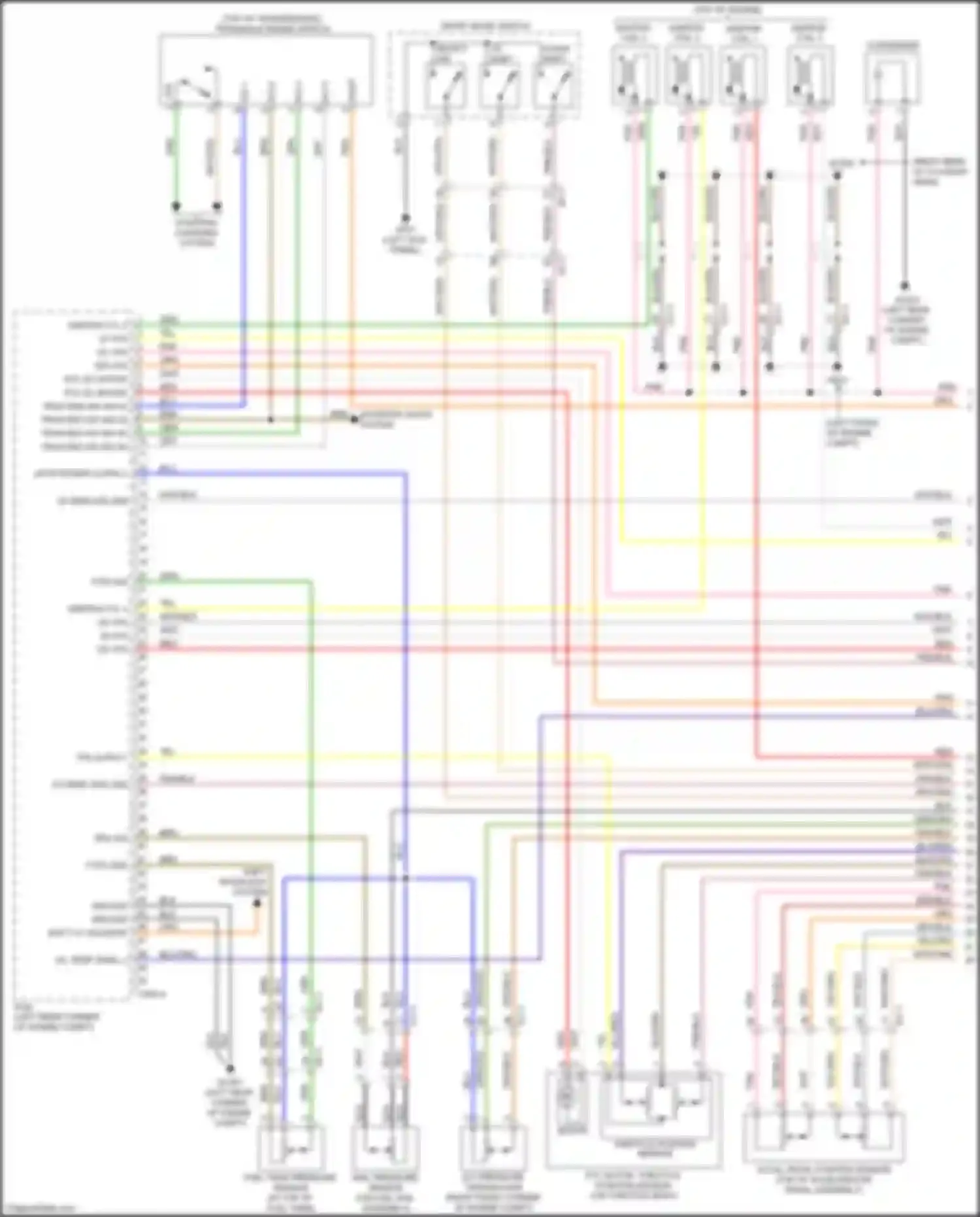 Wiring diagram od vfs for Kia Sorento Prime III (2014-2017) (3 of 6)