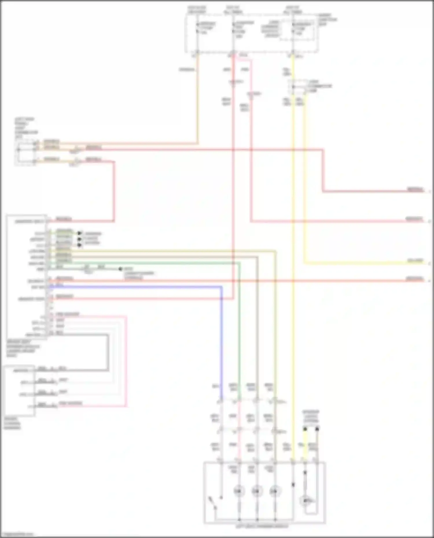 Wiring diagram on input for Kia Sorento Prime III (2014-2017) (5 of 12)