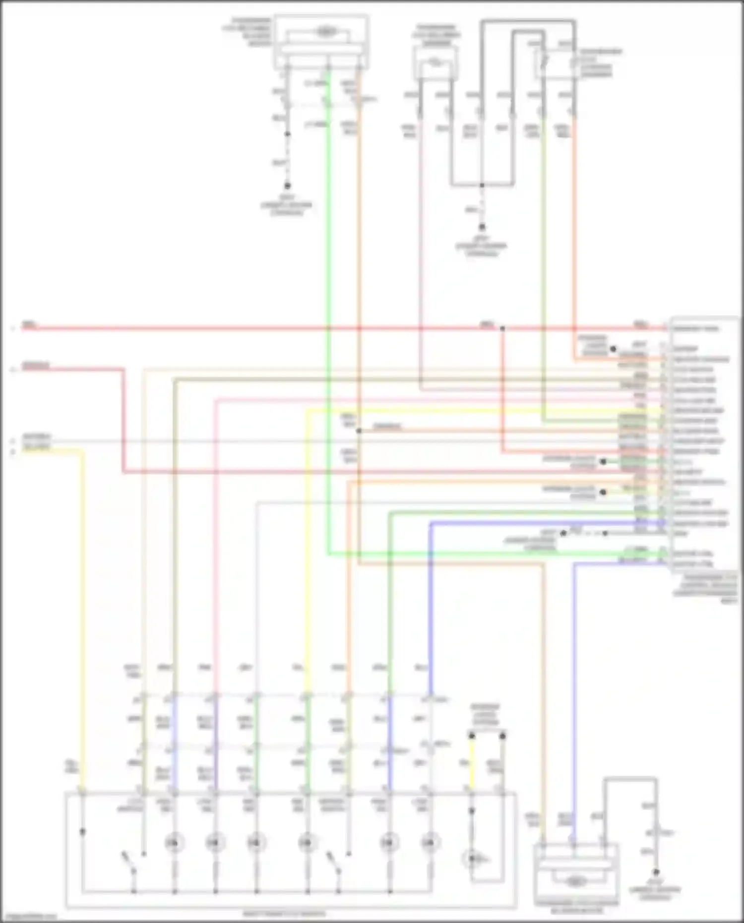 Wiring diagram on input for Kia Sorento Prime III (2014-2017) (4 of 12)