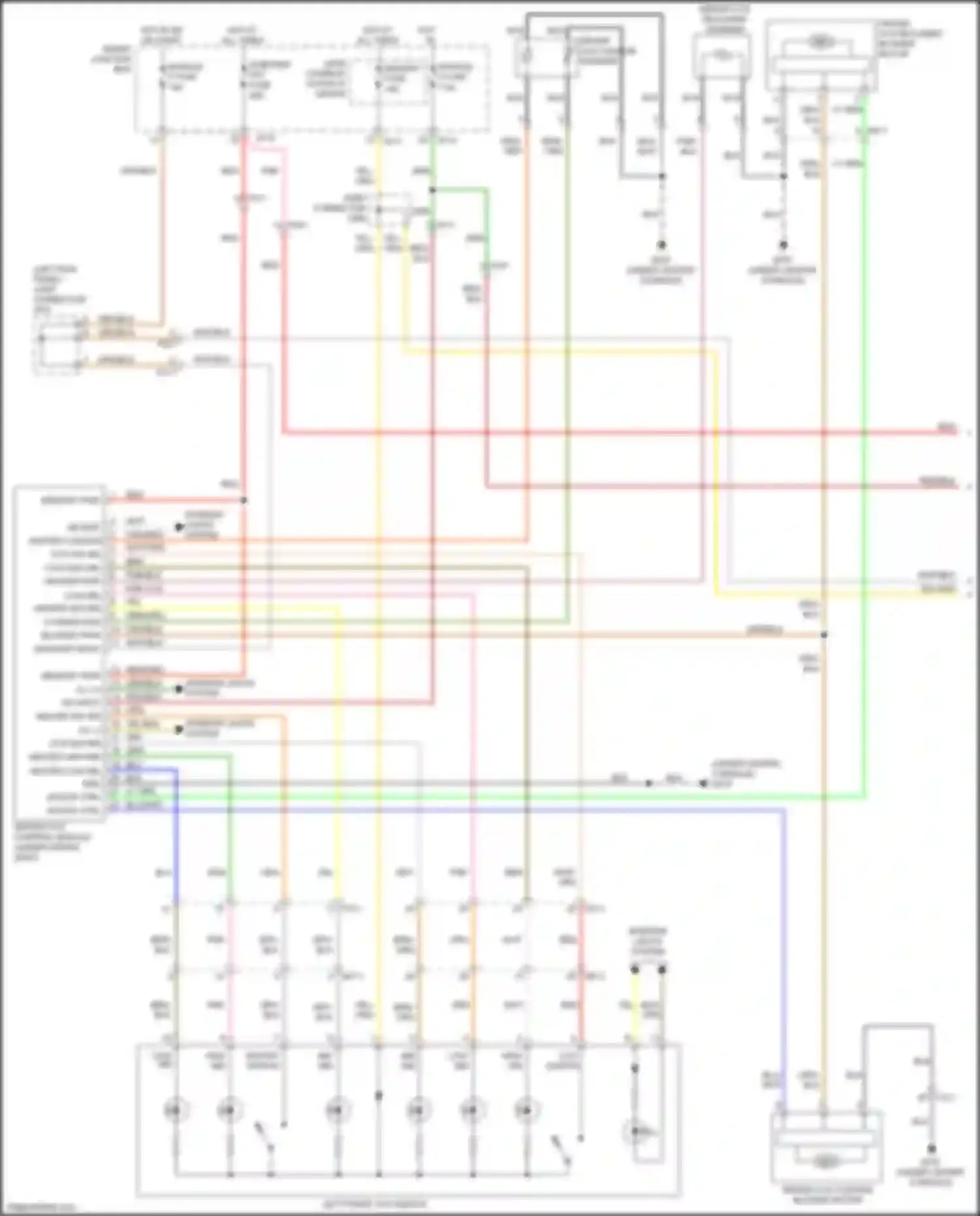 Wiring diagram on/start input for Kia Sorento Prime III (2014-2017) (14 of 21)