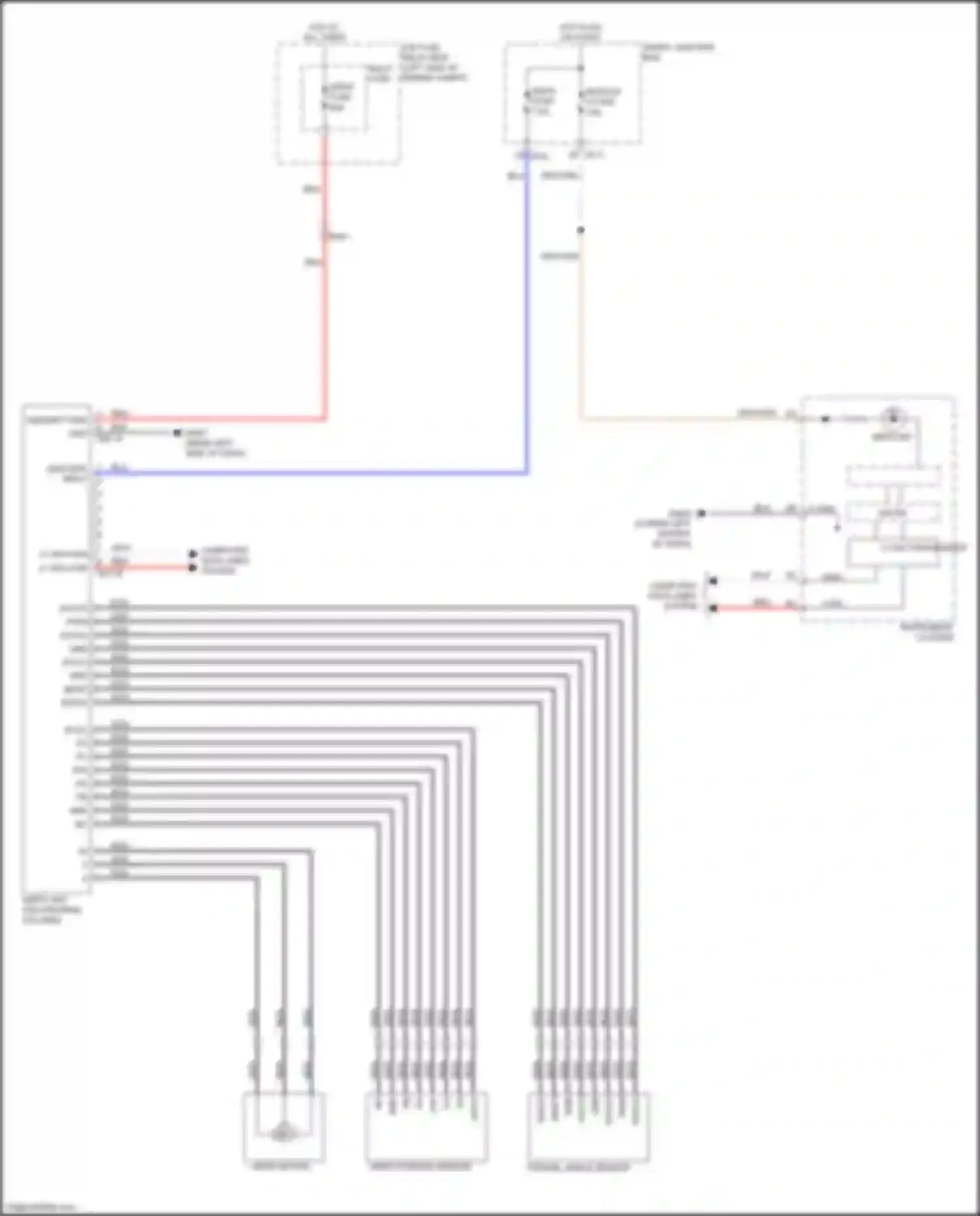 Wiring diagram on/start input for Kia Sorento Prime III (2014-2017) (5 of 21)