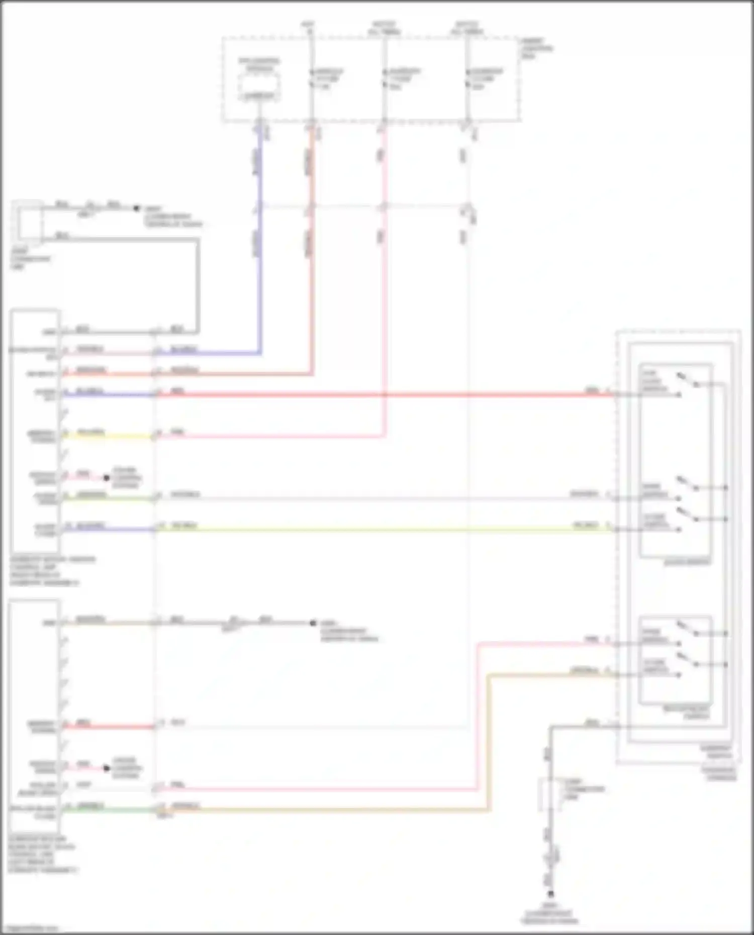 Wiring diagram open switch for Kia Sorento Prime III (2014-2017) (2 of 3)