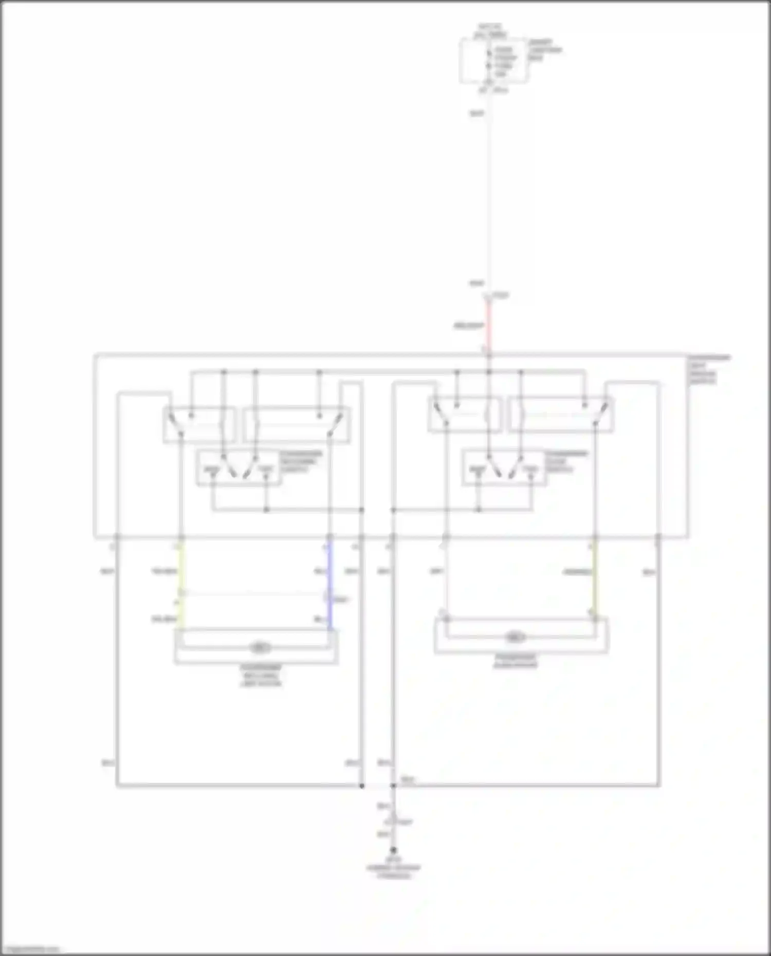 Wiring diagram pass p/seat fuse for Kia Sorento Prime III (2014-2017) (1 of 2)