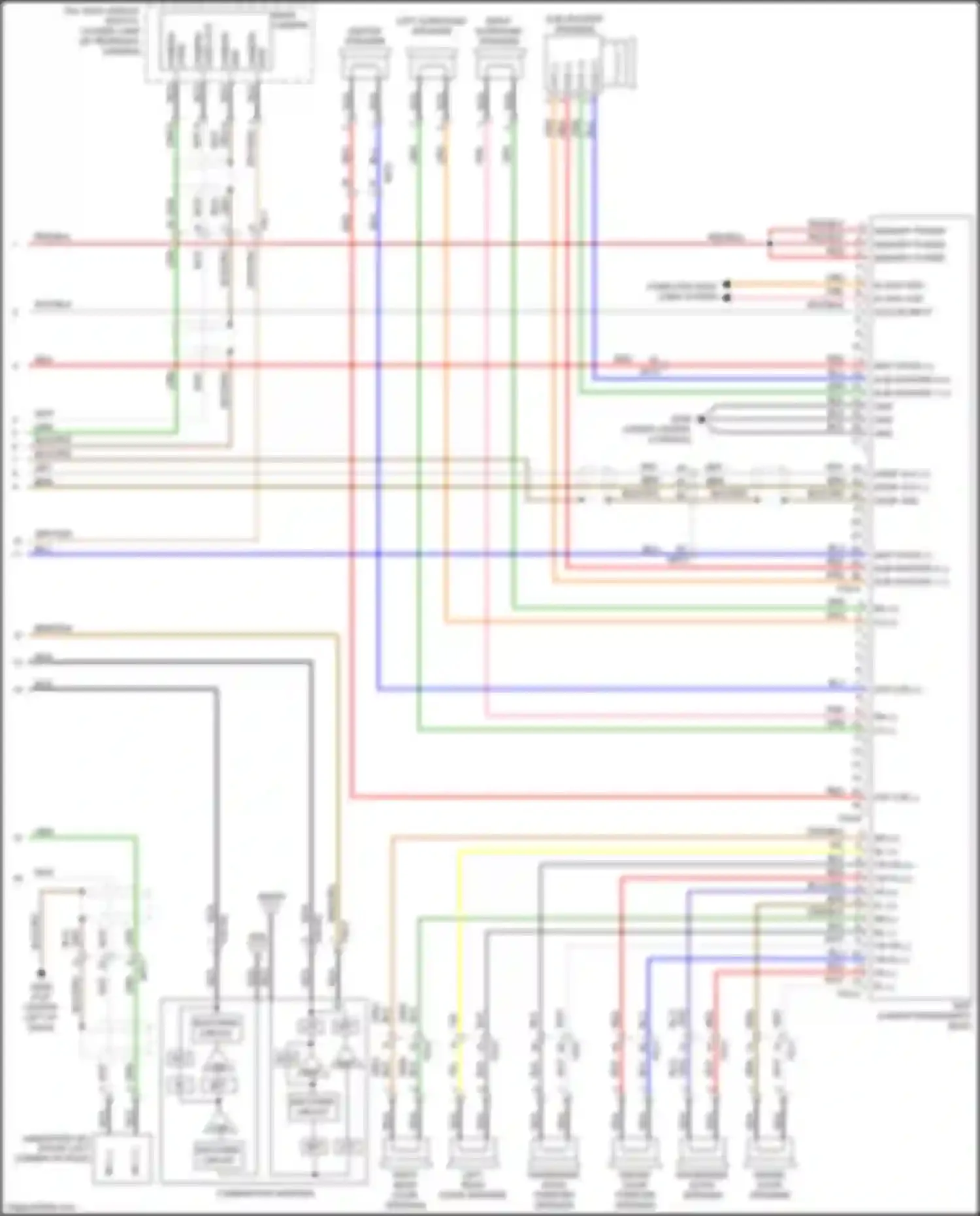 Wiring diagram rfc lna for Kia Sorento Prime III (2014-2017) (1 of 2)