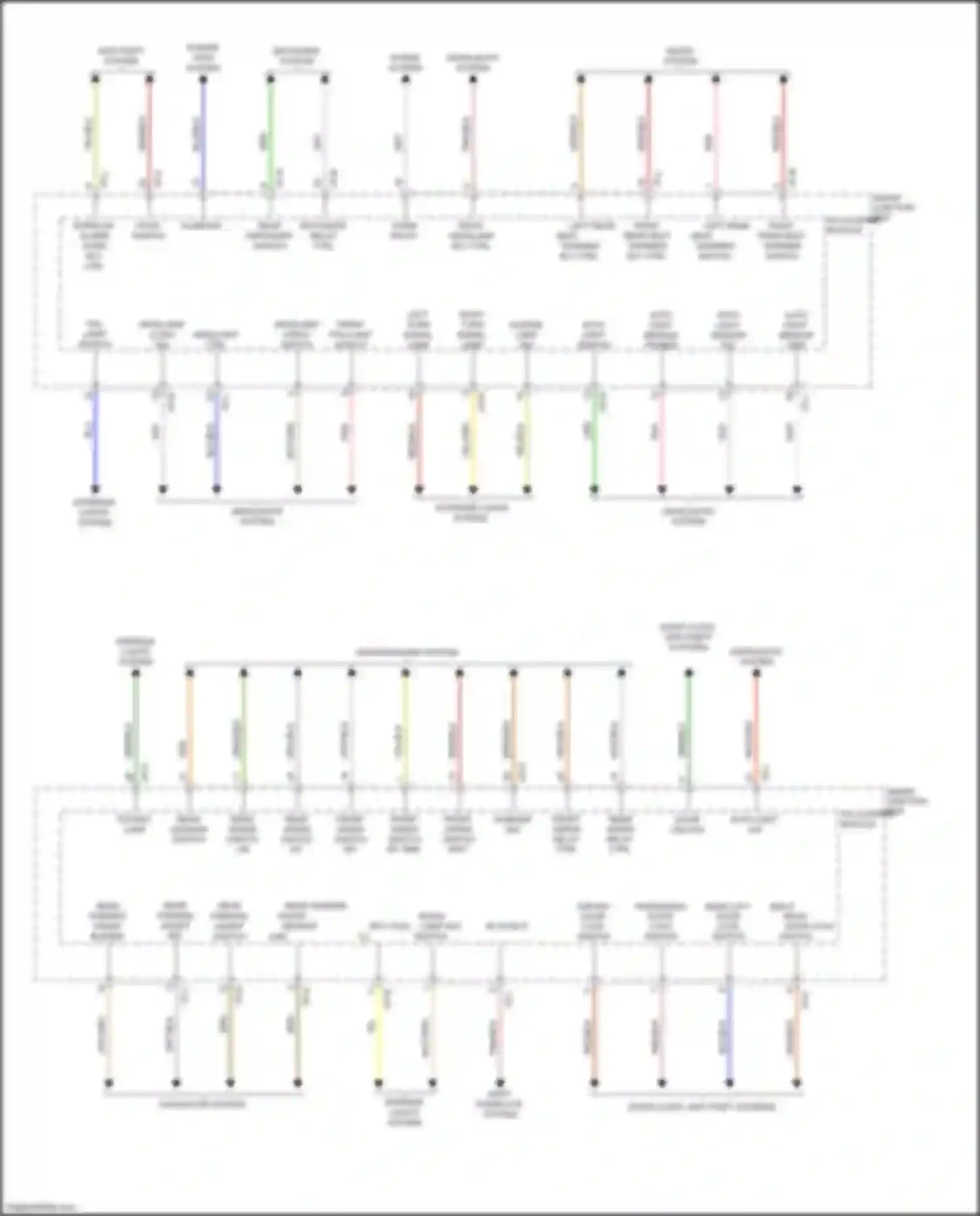 Wiring diagram right turn signal lamp for Kia Sorento Prime III (2014-2017) (1 of 1)