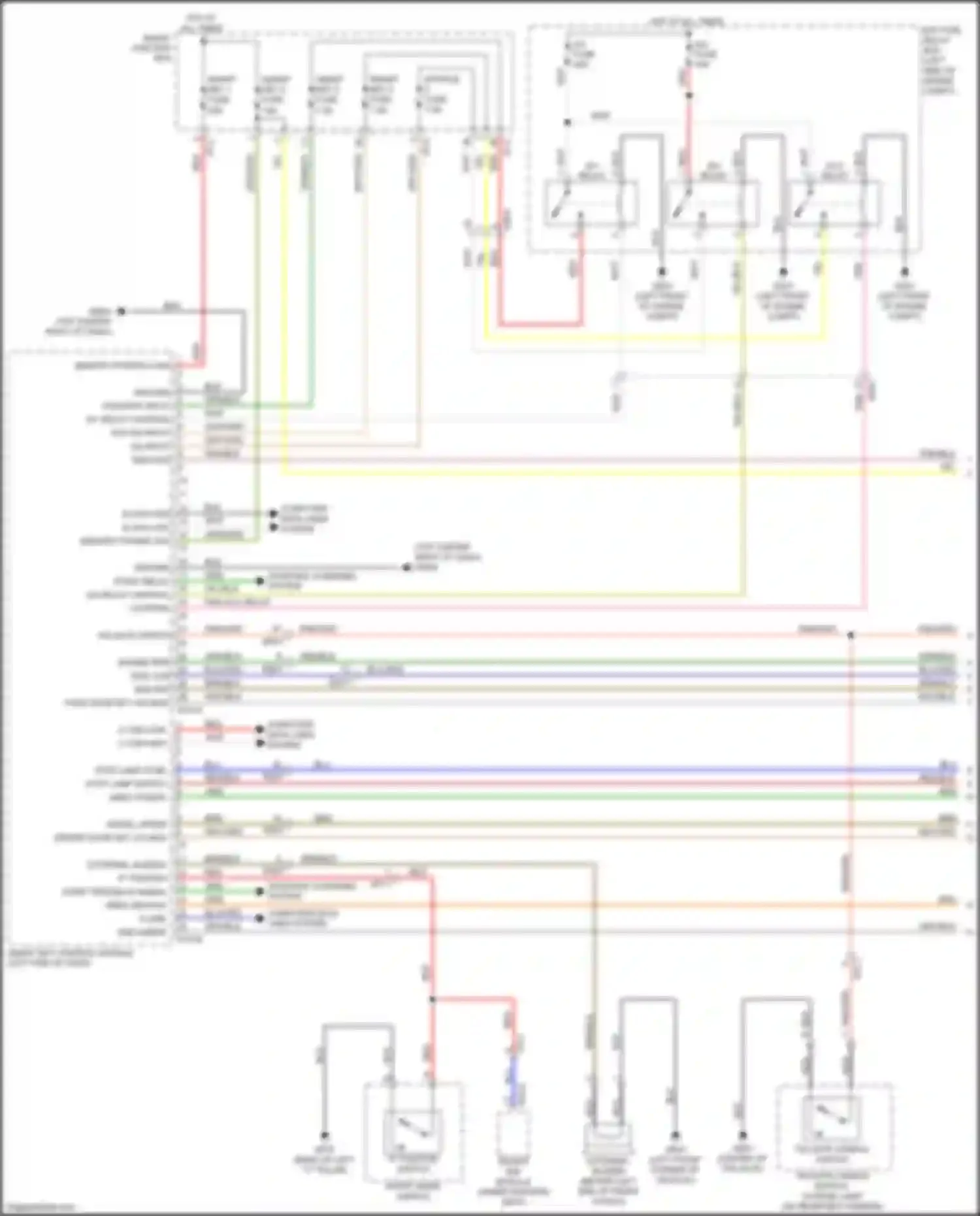 Wiring diagram smart key 2 fuse for Kia Sorento Prime III (2014-2017) (1 of 3)
