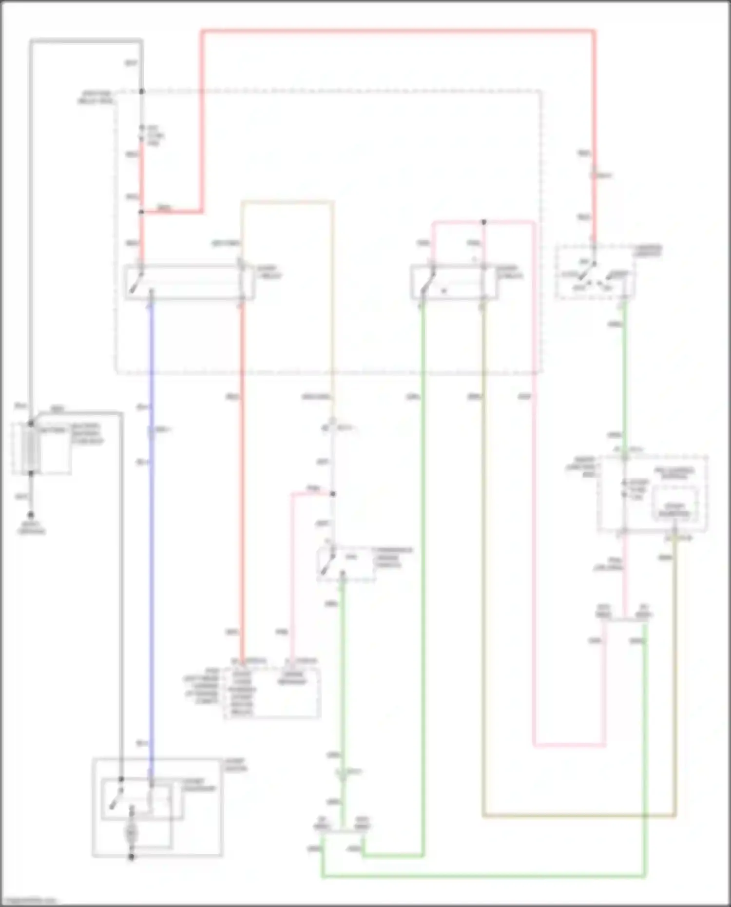 Wiring diagram transaxle range switch for Kia Sorento Prime III (2014-2017) (5 of 9)