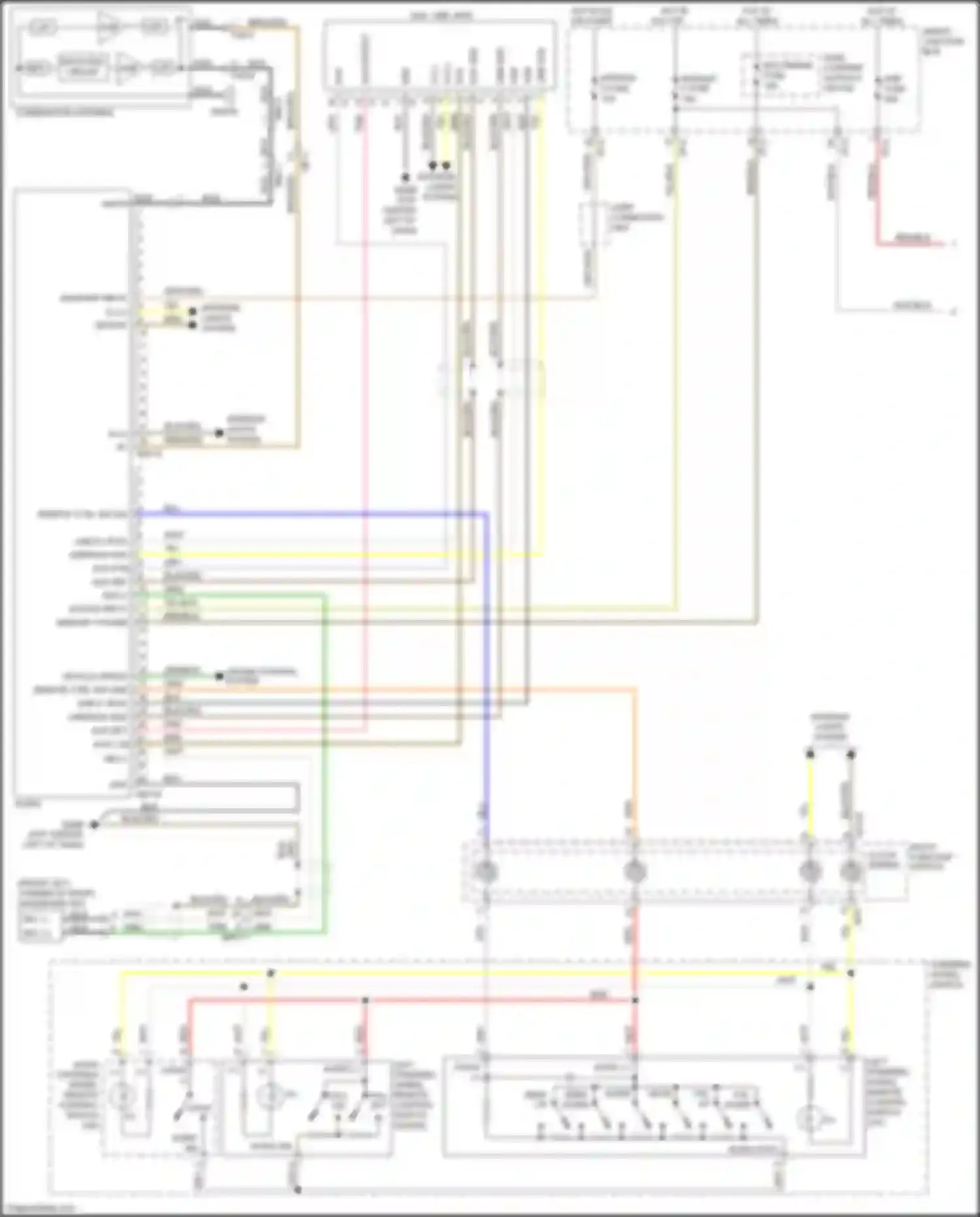 Wiring diagram usb d-/ipod tx for Kia Sorento Prime III (2014-2017) (1 of 2)