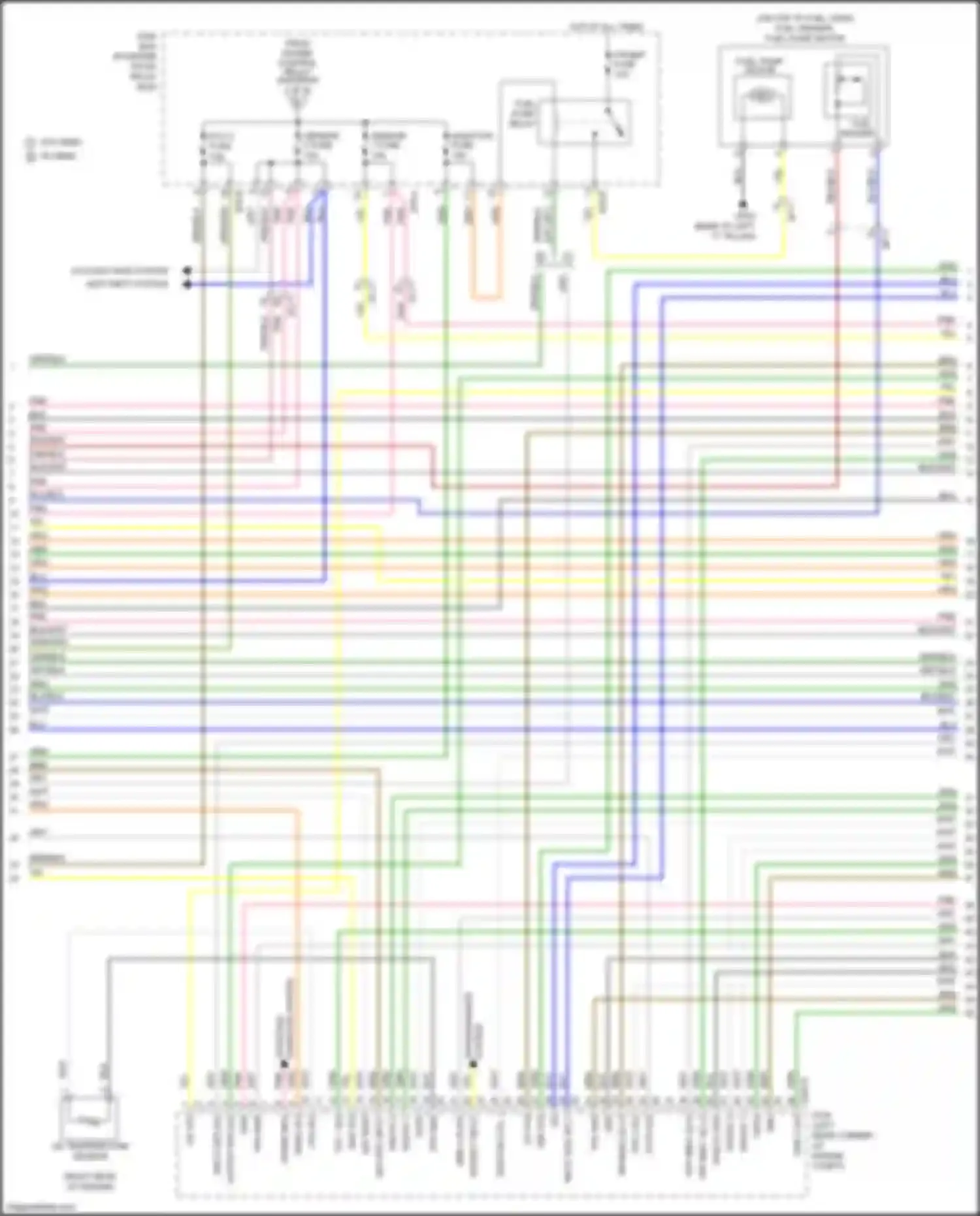 Wiring diagram wiper p input for Kia Sorento Prime III (2014-2017) (1 of 1)