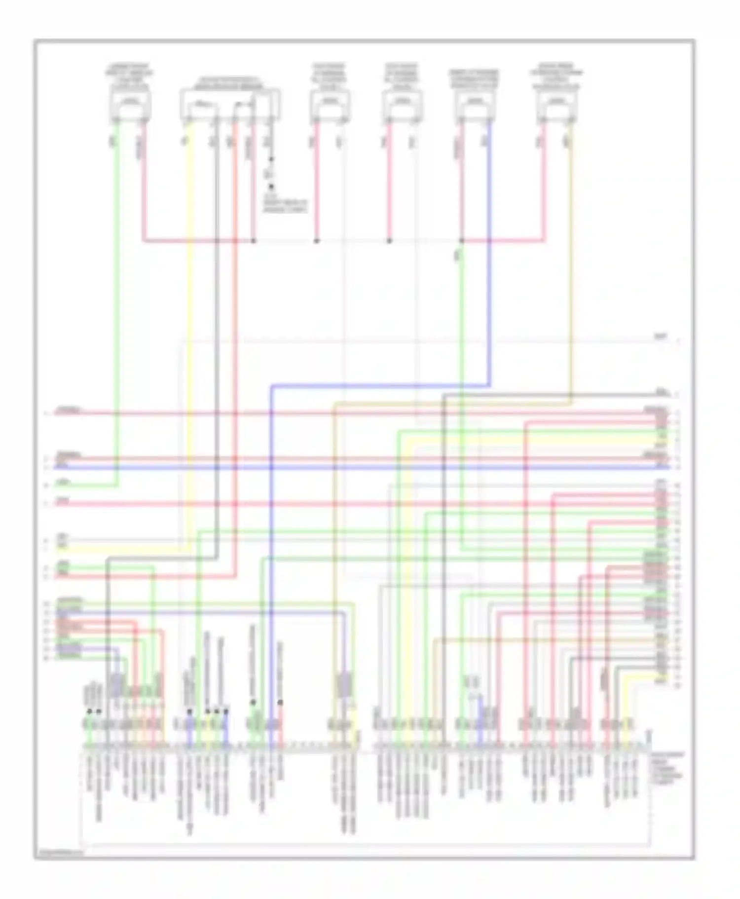 Sorento Kia I facelift (2006-2011): Wiring diagram engine performance 3.3l (2 of 5)