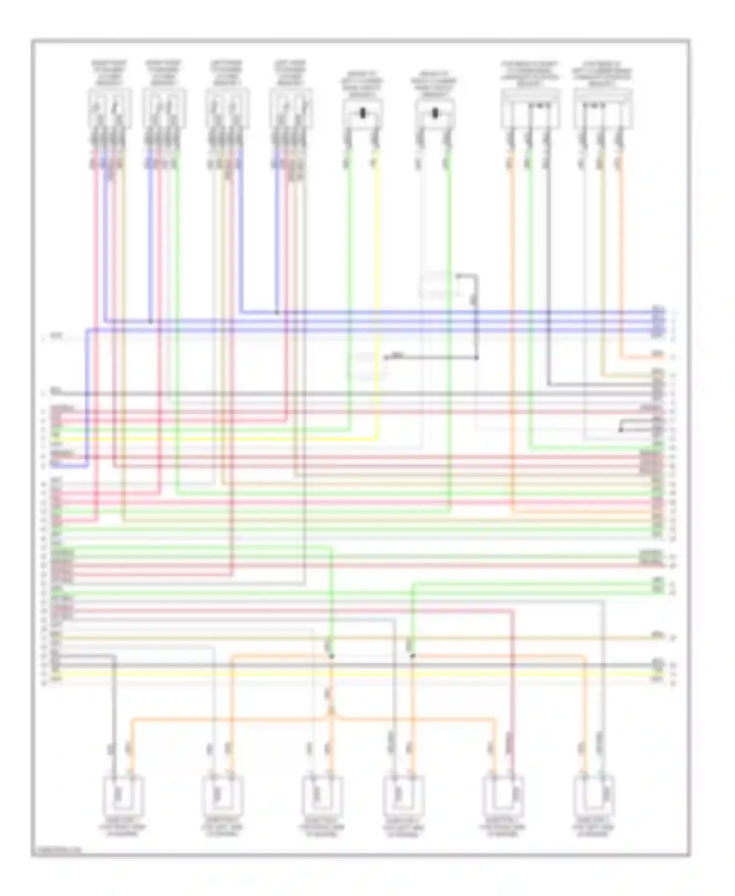 Sorento Kia I facelift (2006-2011): Wiring diagram engine performance 3.3l (3 of 5)