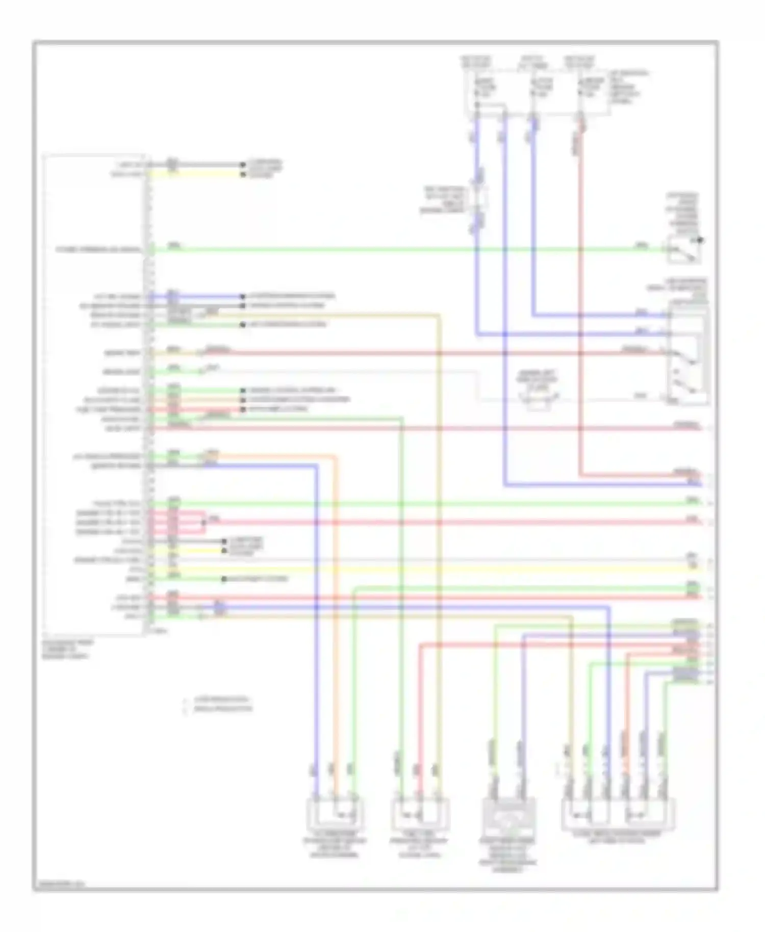 Sorento Kia I facelift (2006-2011): Wiring diagram engine performance 3.8l (1 of 5)