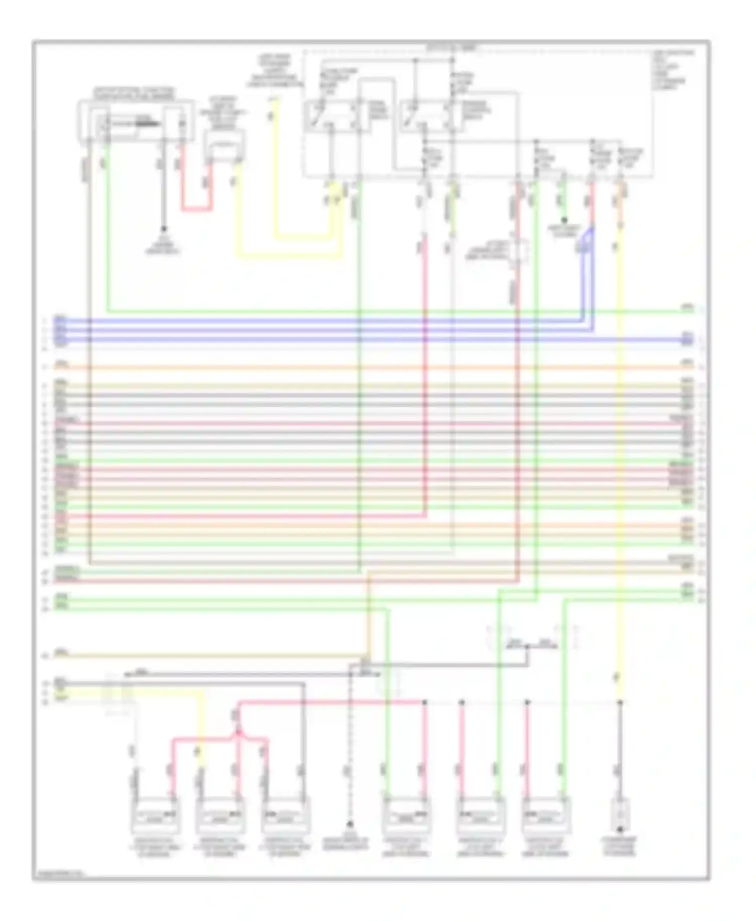 Sorento Kia I facelift (2006-2011): Wiring diagram engine performance 3.8l (4 of 5)