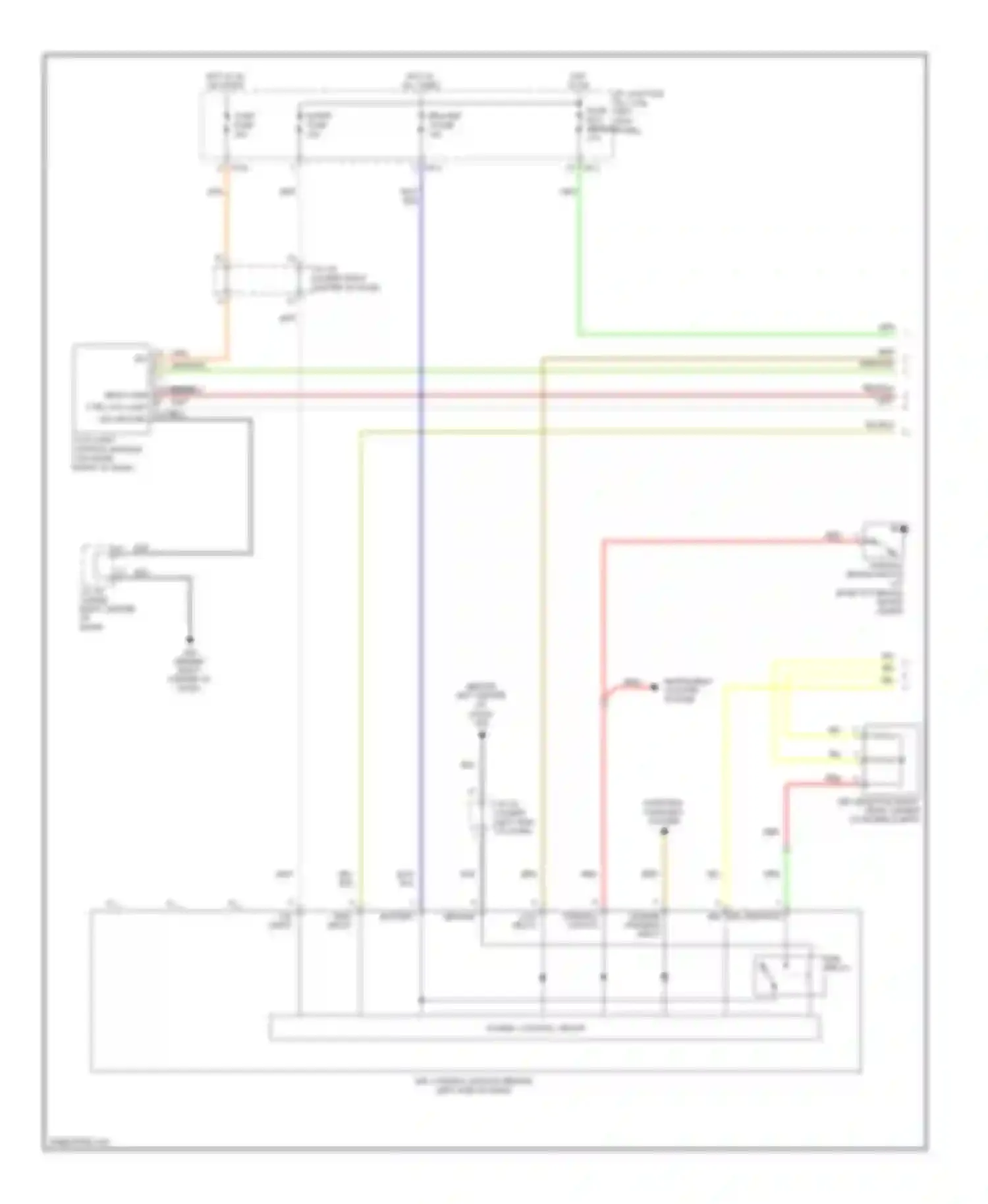 Sorento Kia I facelift (2006-2011): Headlights circuit, with drl (1 of 2)