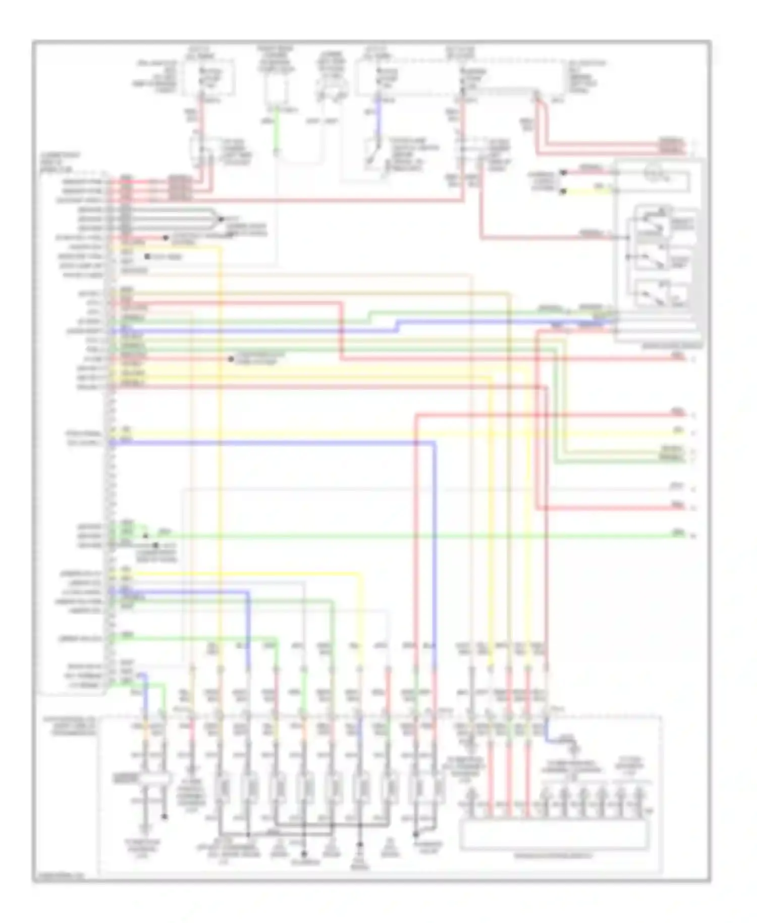 Sorento Kia I facelift (2006-2011): A/t circuit (1 of 2)