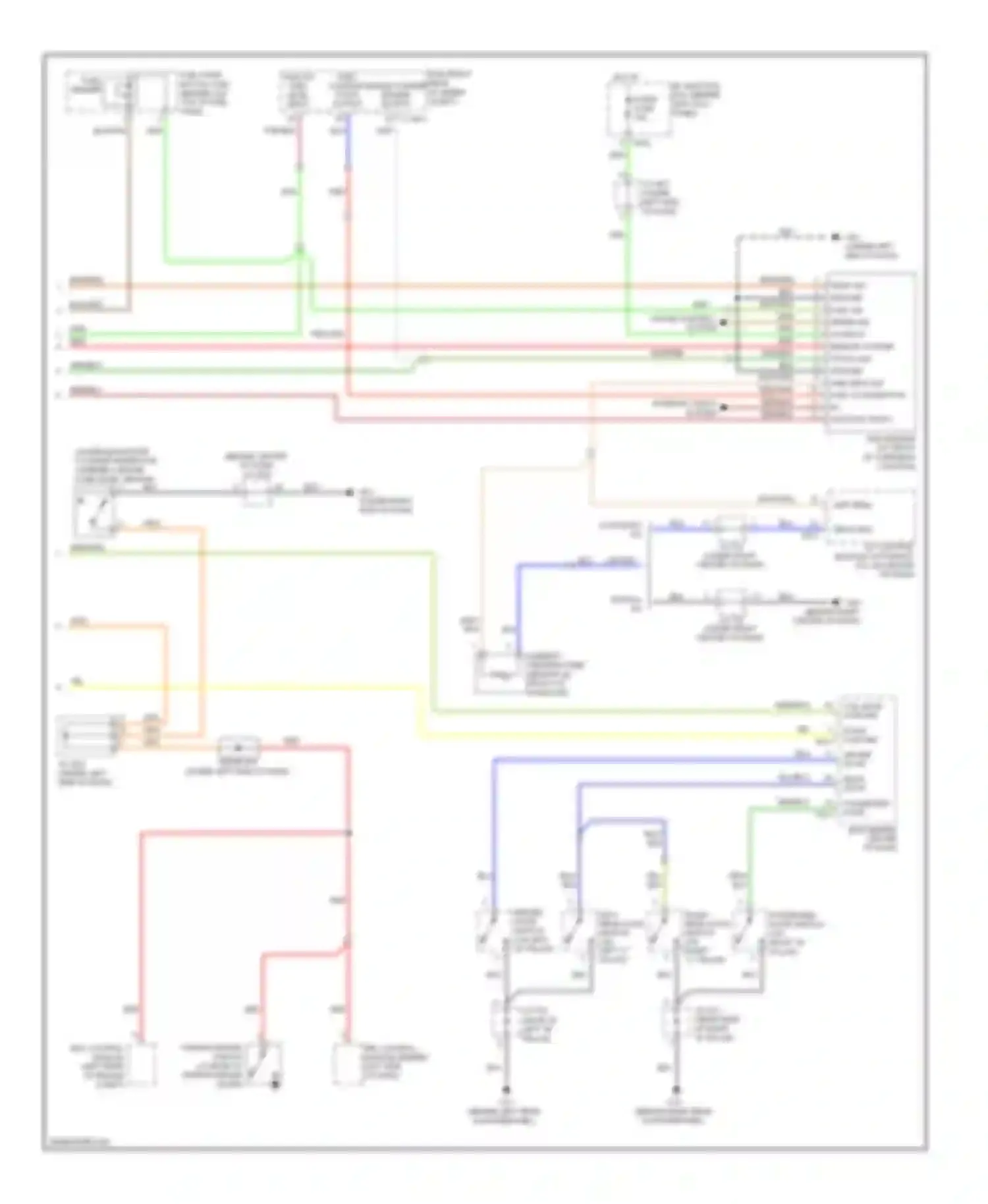 Wiring diagram (behind right center of dash, for Kia Sorento I facelift (2006-2011) (11 of 15)