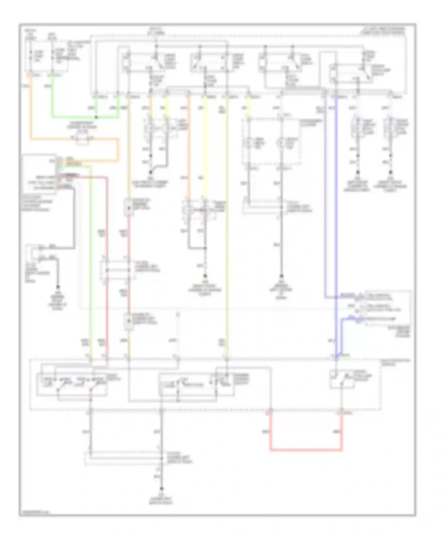 Wiring diagram i/p-c for Kia Sorento I facelift (2006-2011) (5 of 16)