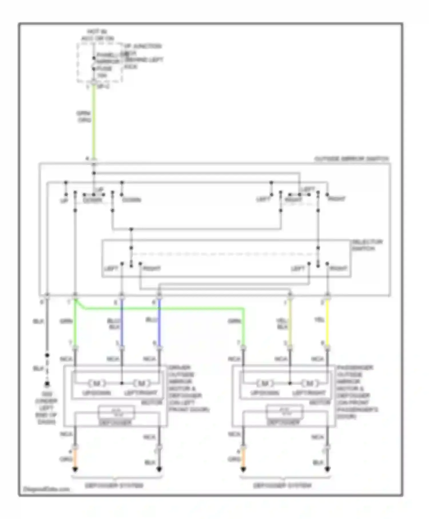 Wiring diagram i/p-c for Kia Sorento I facelift (2006-2011) (15 of 16)