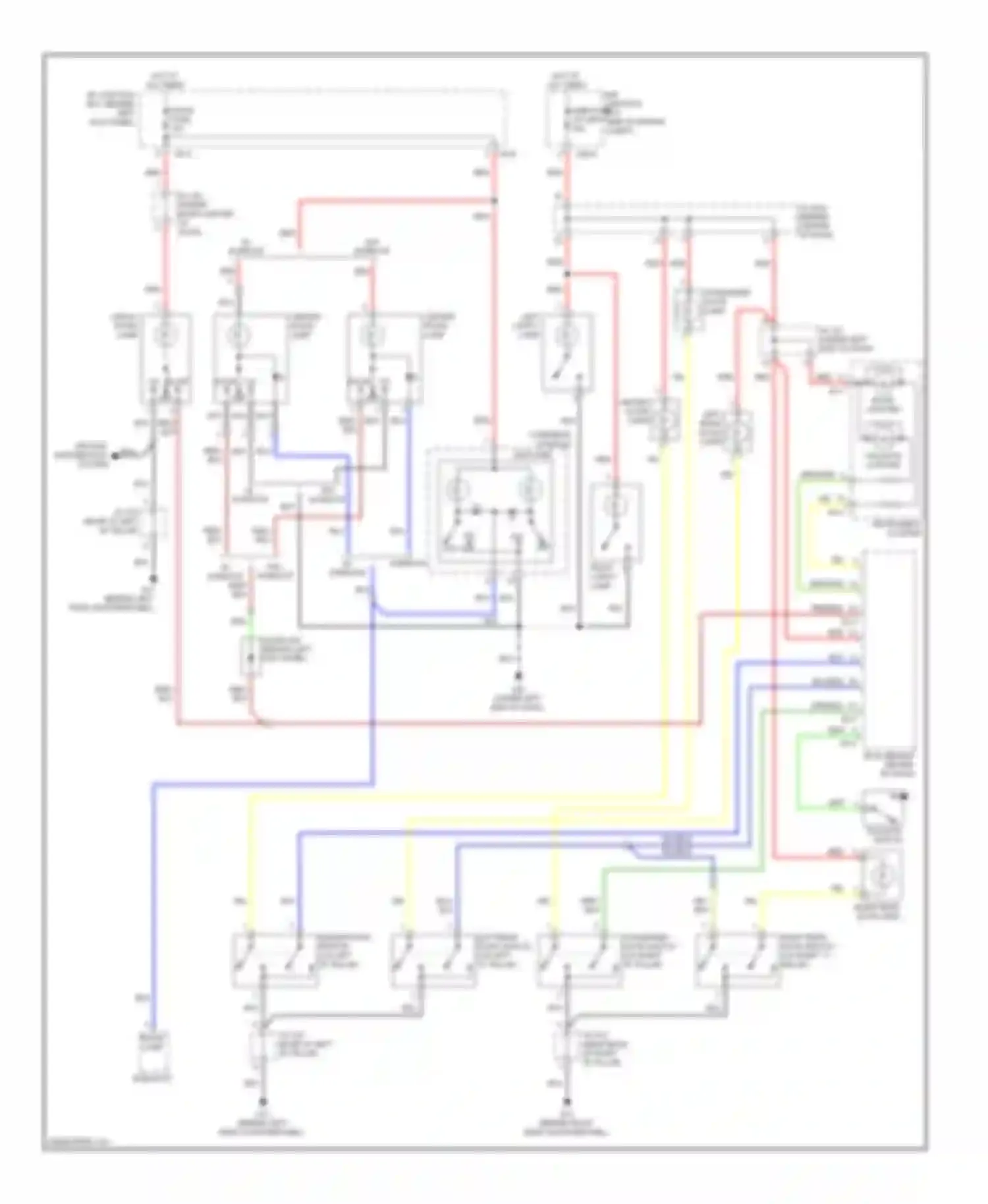 Wiring diagram i/p-e for Kia Sorento I facelift (2006-2011) (1 of 9)