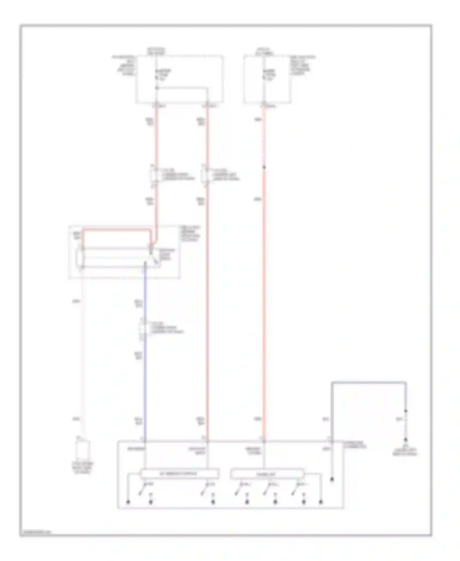 Wiring diagram on/start input for Kia Sorento I facelift (2006-2011) (2 of 2)