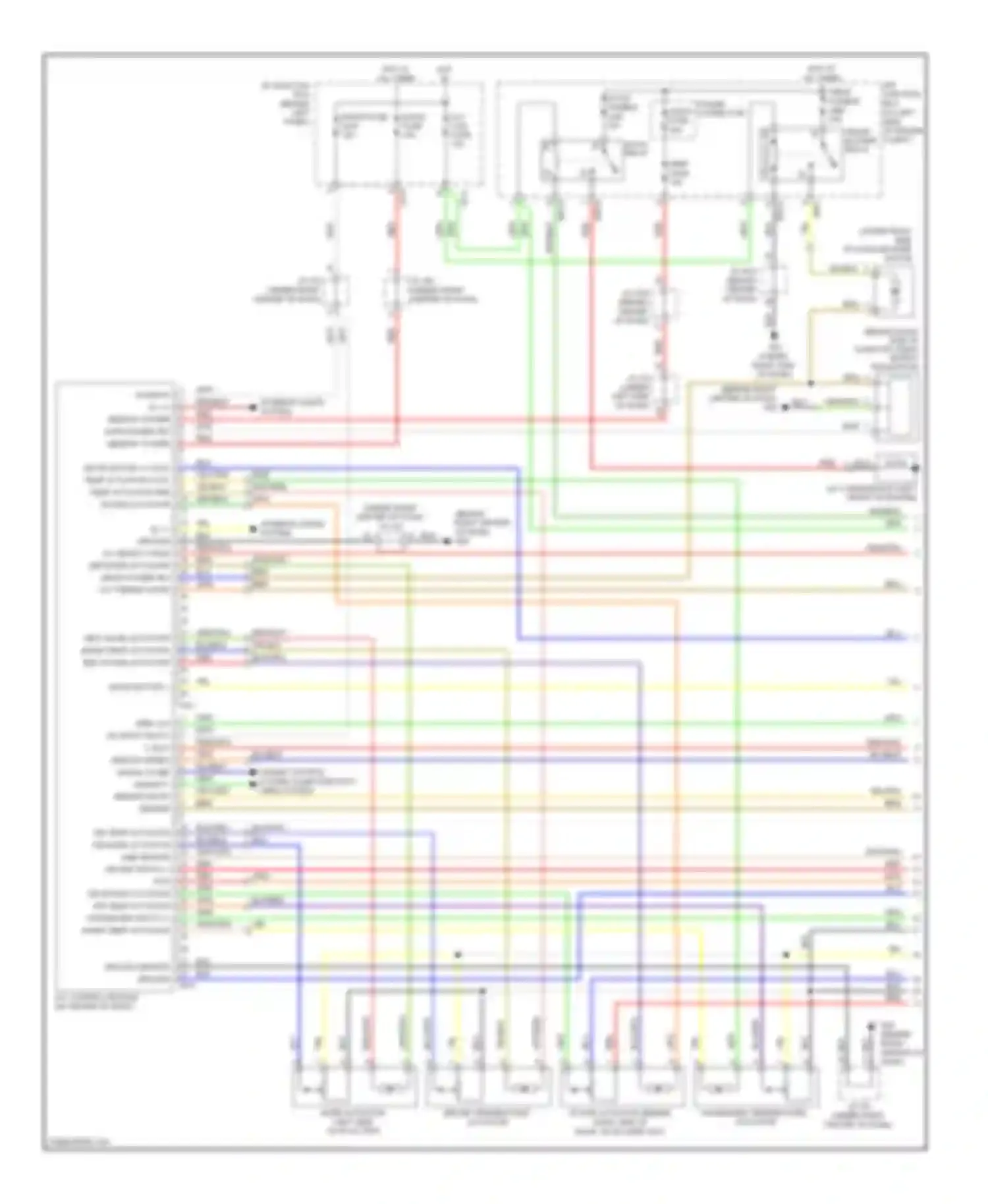 Wiring diagram rly coil fuse for Kia Sorento I facelift (2006-2011) (1 of 5)