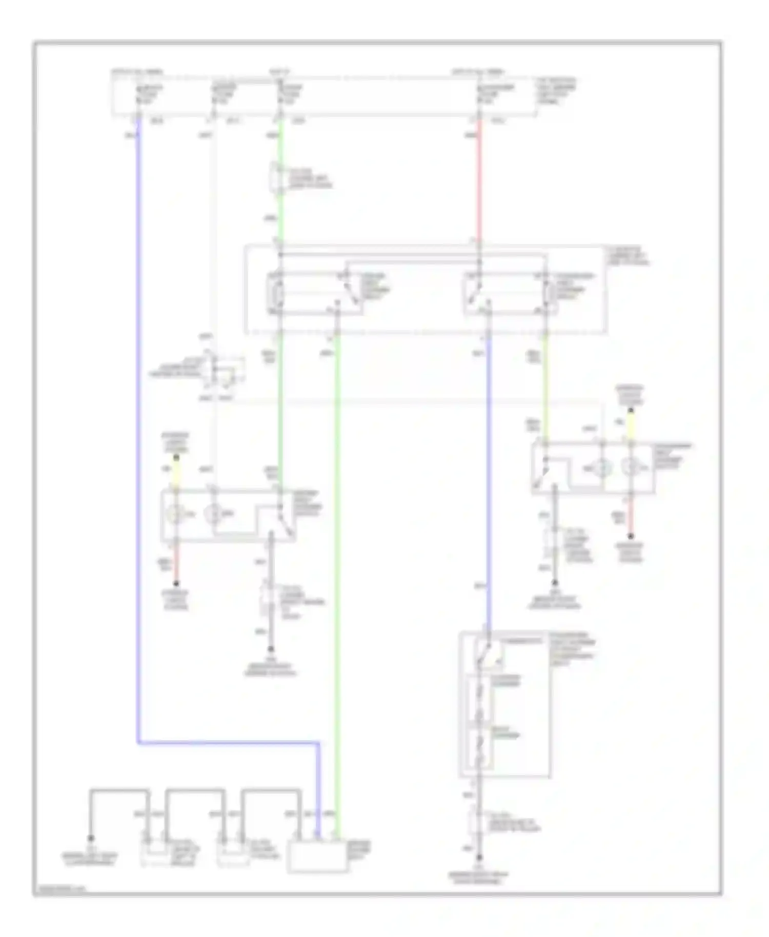 Wiring diagram r/wpr fuse for Kia Sorento I facelift (2006-2011) (4 of 5)
