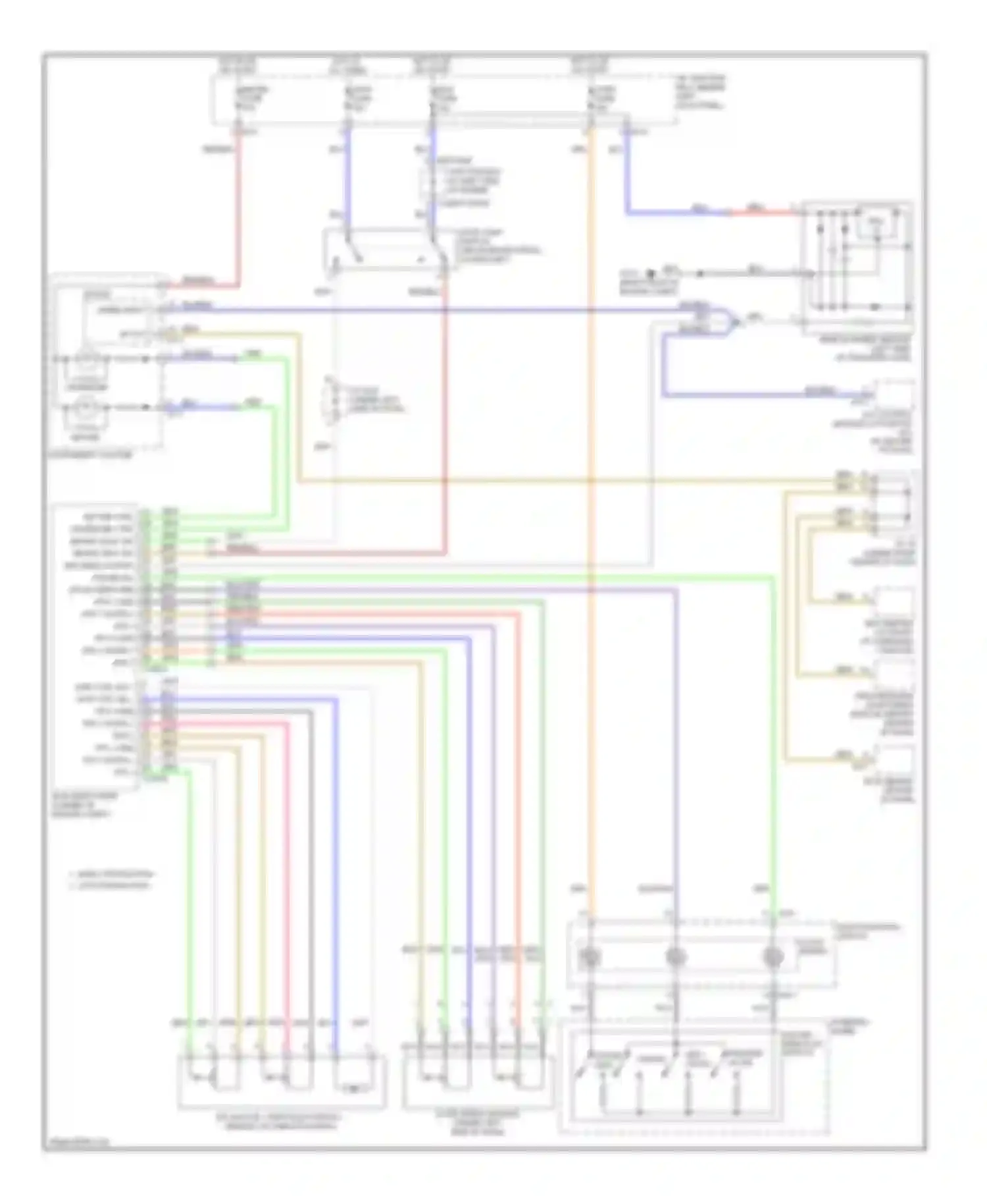 Wiring diagram set/ coast for Kia Sorento I facelift (2006-2011) (1 of 1)