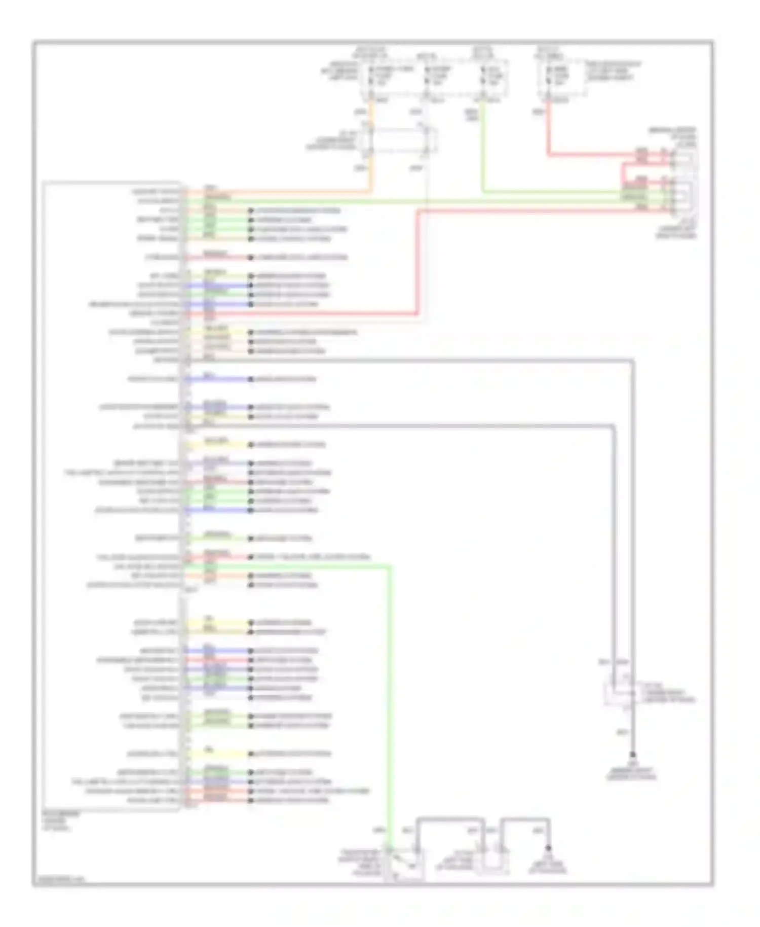 Wiring diagram yel/blk for Kia Sorento I facelift (2006-2011) (5 of 22)