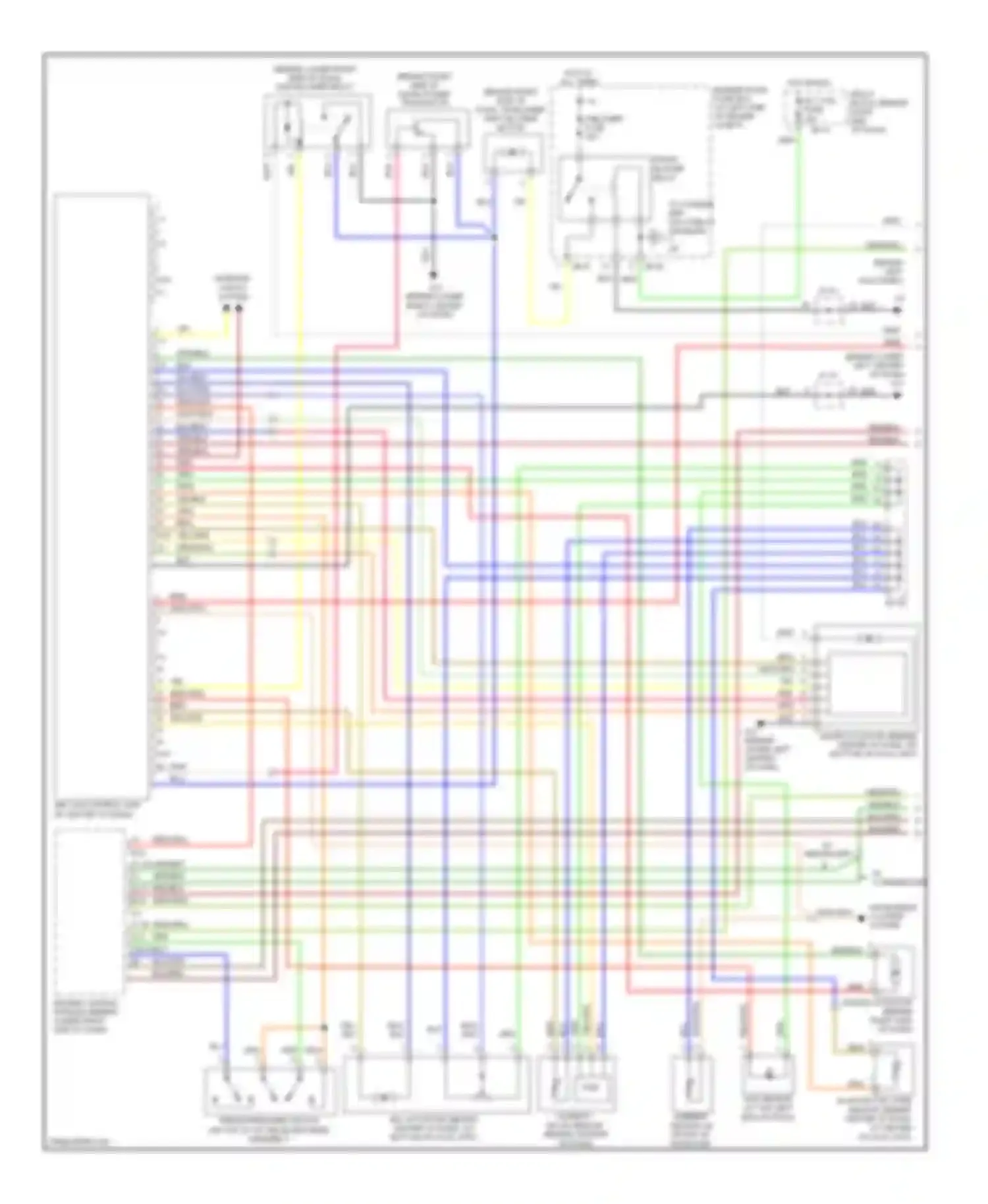 Sorento Kia I (2002-2006): Automatic a/c circuit (1 of 2)