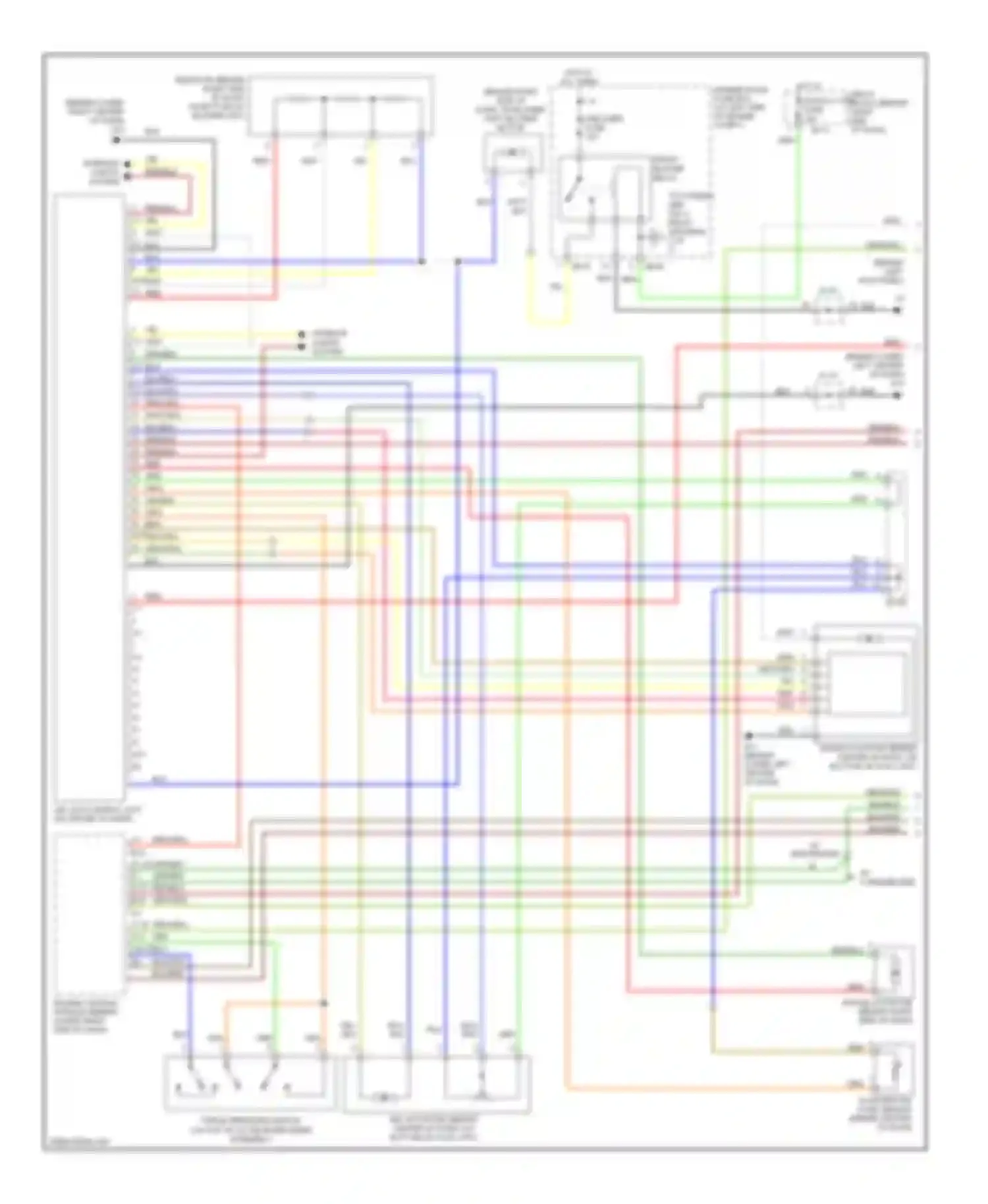 Sorento Kia I (2002-2006): Manual a/c circuit (1 of 2)
