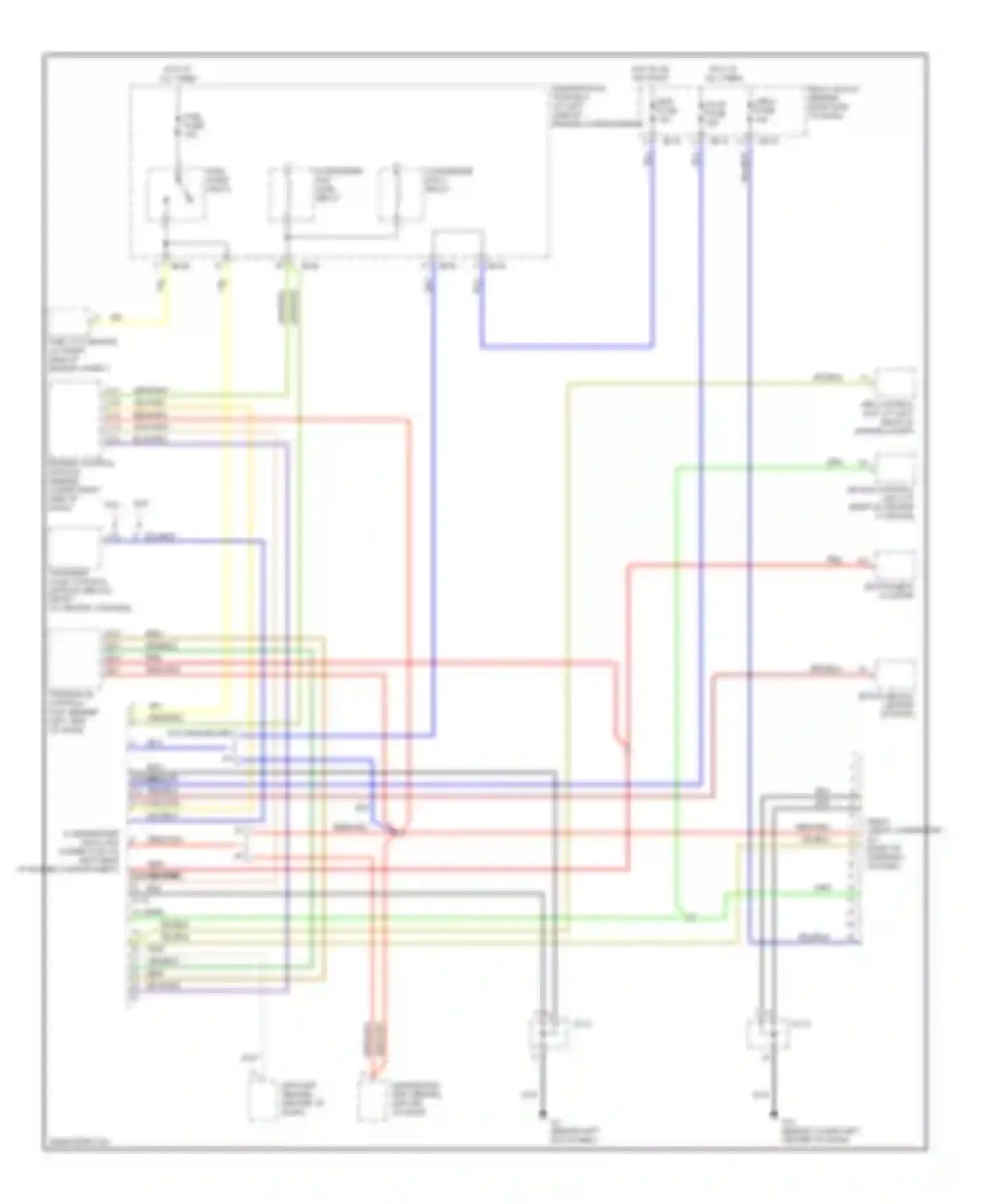 Sorento Kia I (2002-2006): Computer data lines circuit