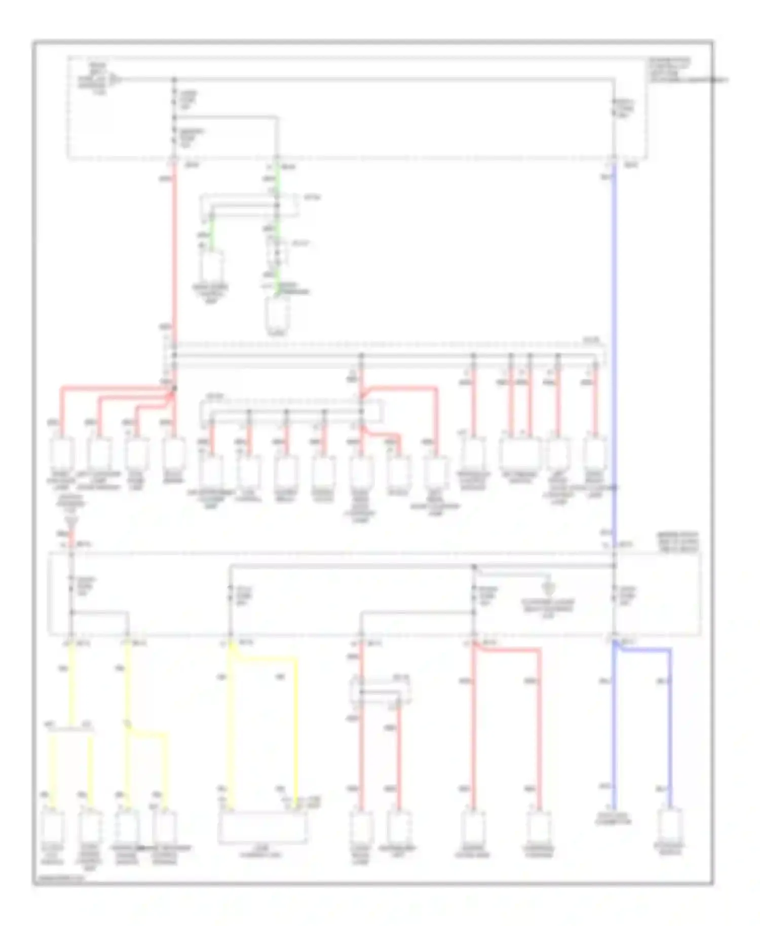 Sorento Kia I (2002-2006): Power distribution circuit (4 of 5)