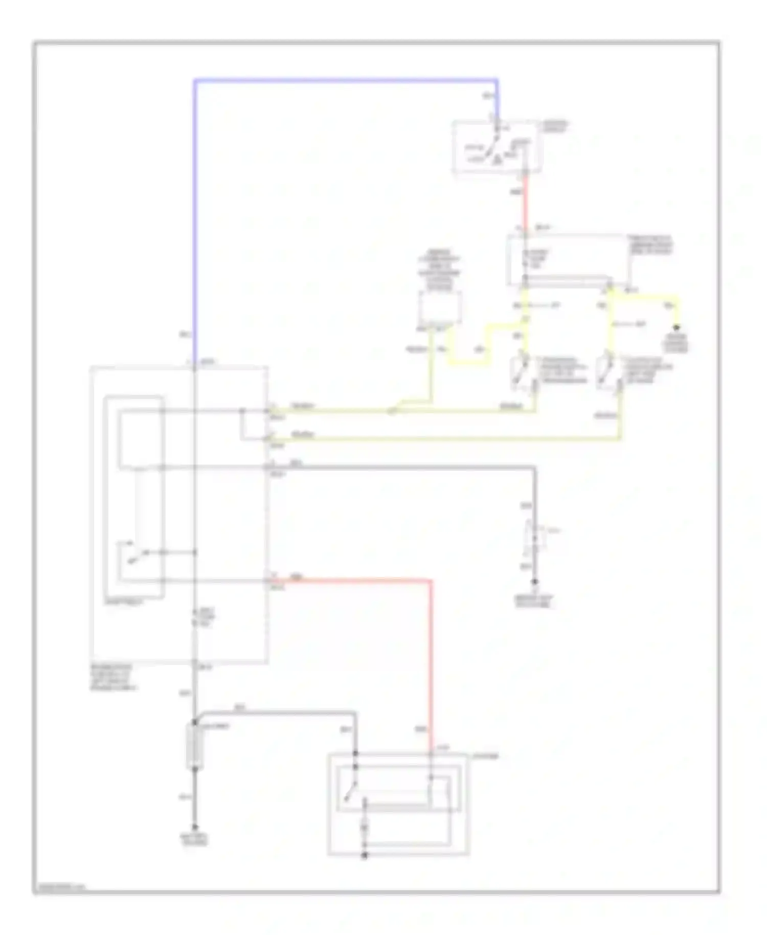 Sorento Kia I (2002-2006): Starting circuit