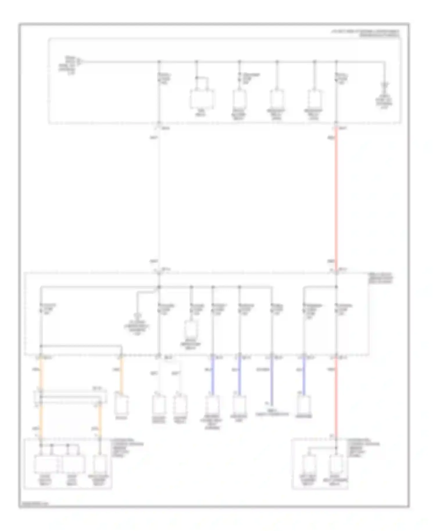 Wiring diagram s/warm fuse for Kia Sorento I (2002-2006)