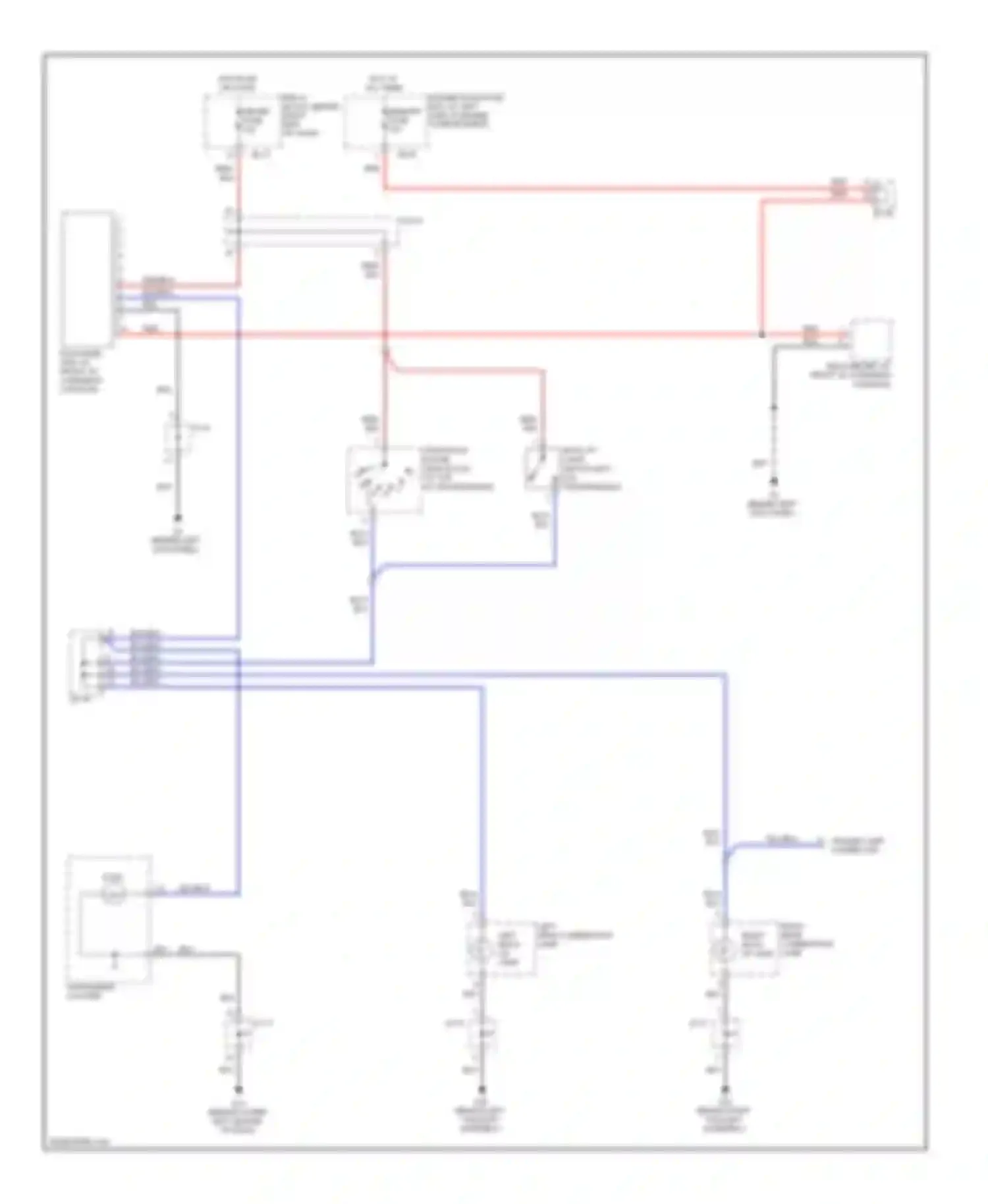 Wiring diagram (behind lower left center of dash, for Kia Sorento I (2002-2006) (2 of 19)
