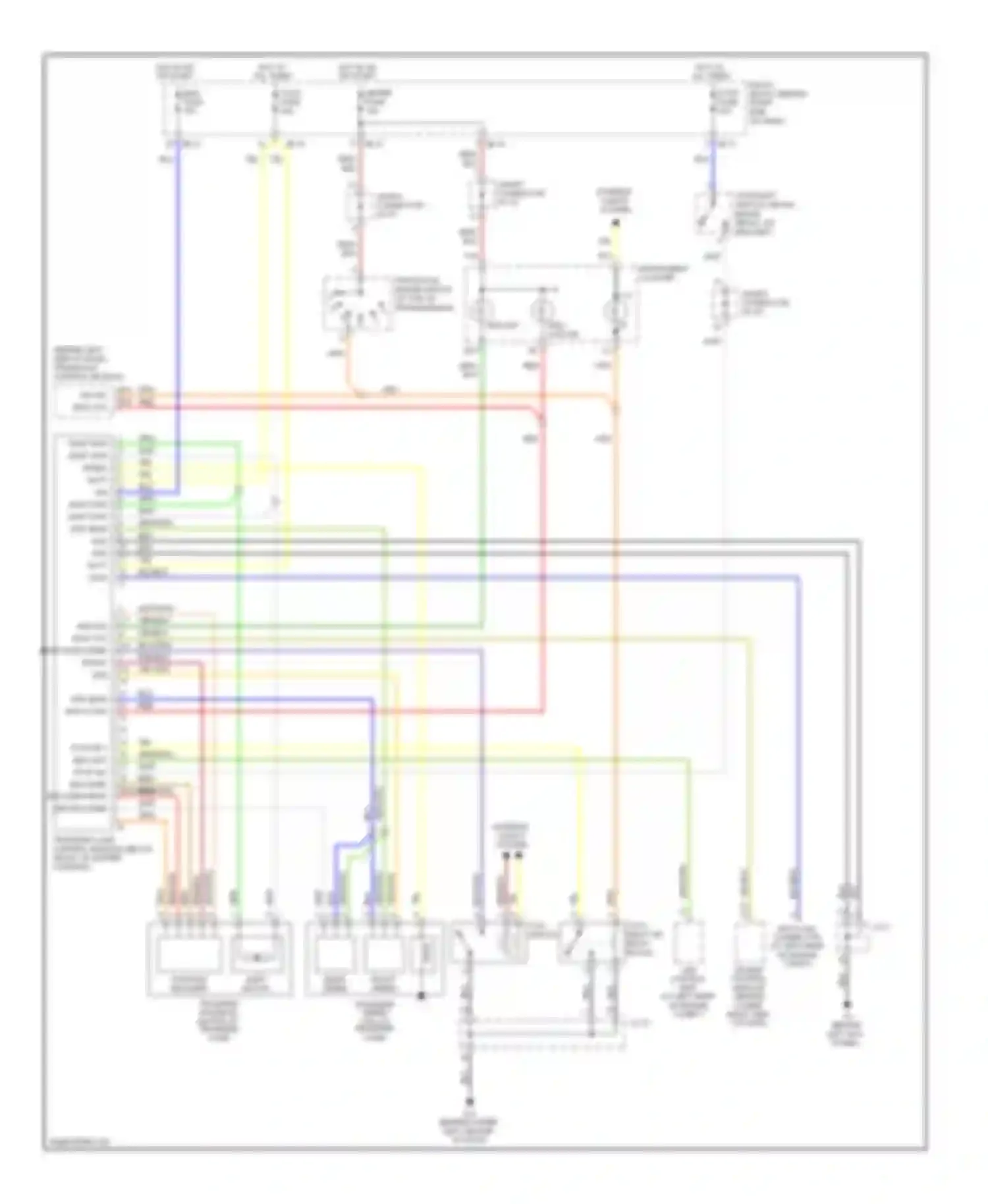 Wiring diagram blk for Kia Sorento I (2002-2006) (43 of 50)