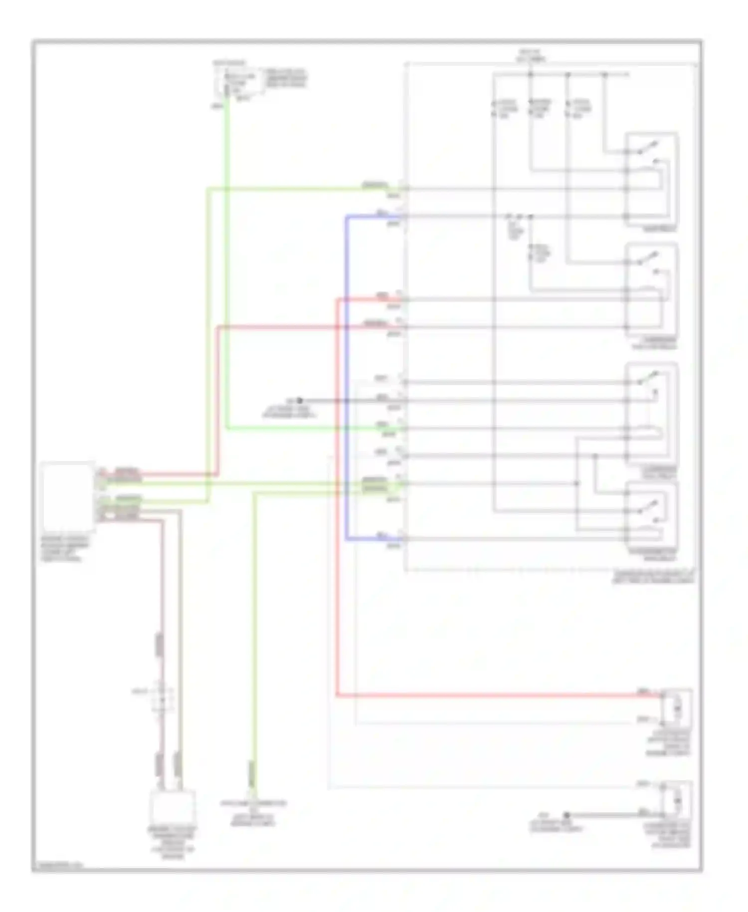 Wiring diagram blk/red for Kia Sorento I (2002-2006) (3 of 6)