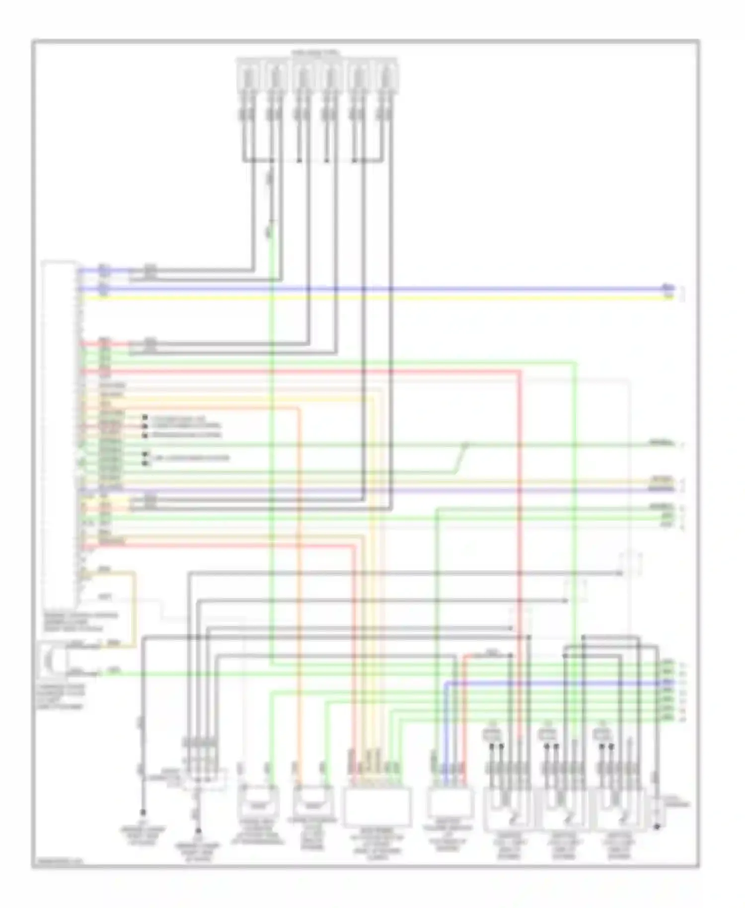 Wiring diagram transmissions system for Kia Sorento I (2002-2006)