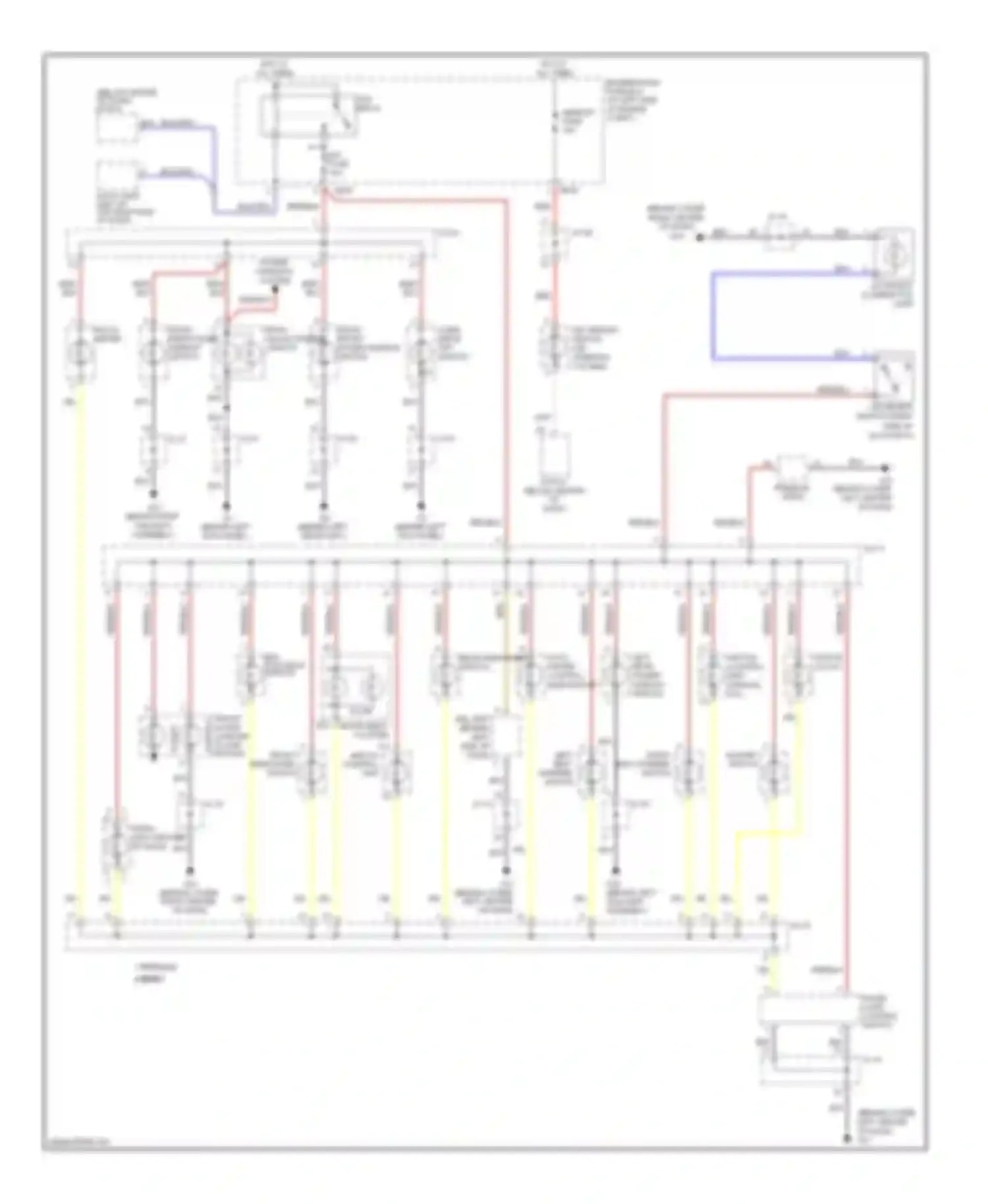 Wiring diagram int fuse for Kia Sorento I (2002-2006)