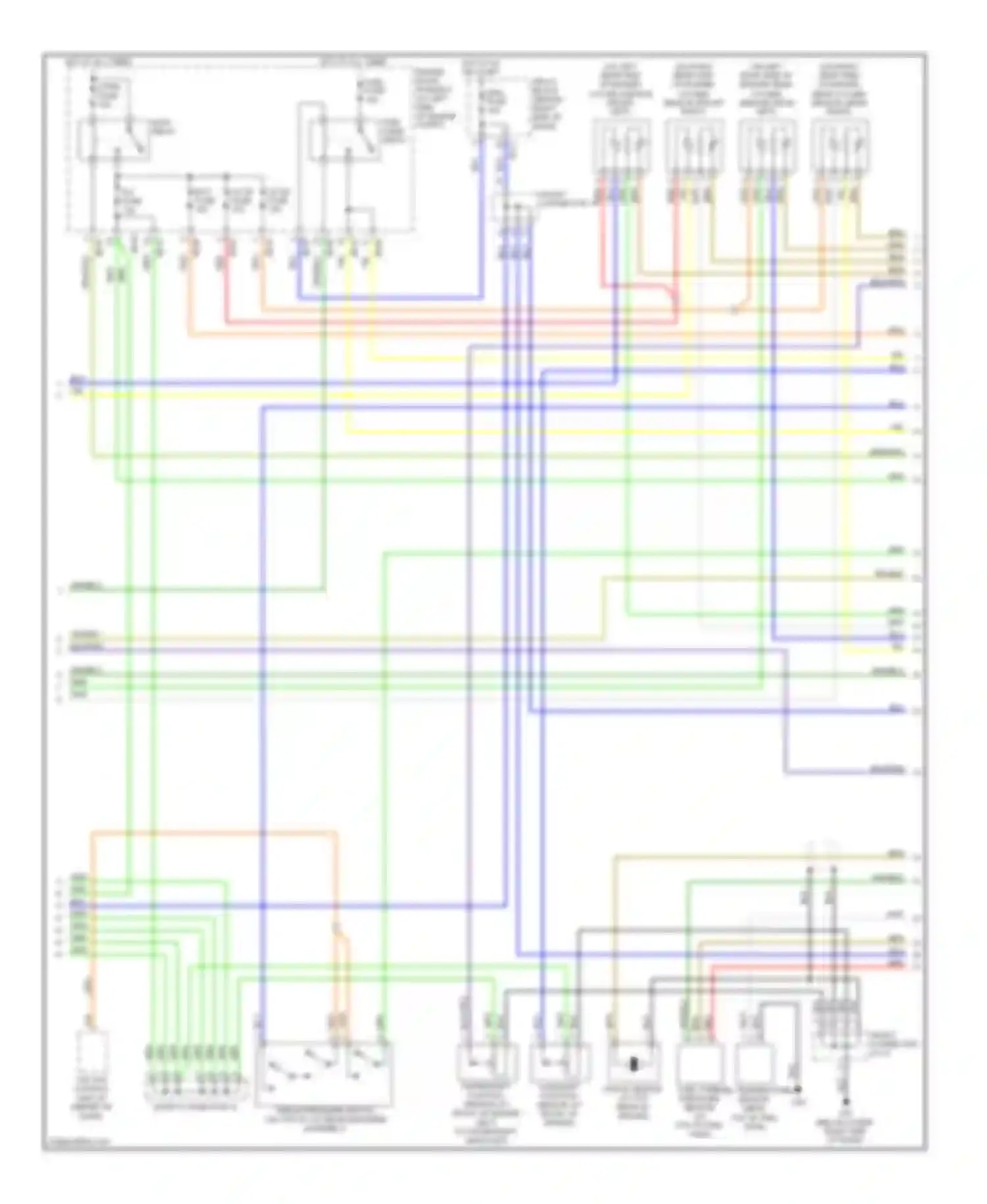 Wiring diagram obd ii stop sw data inh sw p inh sw 2 inh sw l for Kia Sorento I (2002-2006)