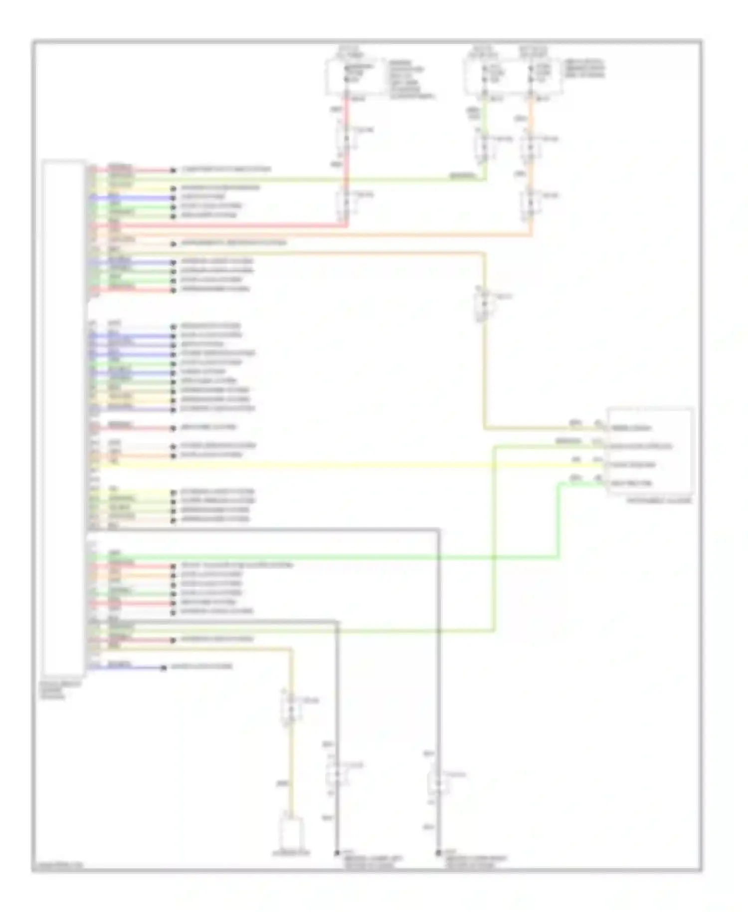 Wiring diagram computer data lines system for Kia Sorento I (2002-2006)