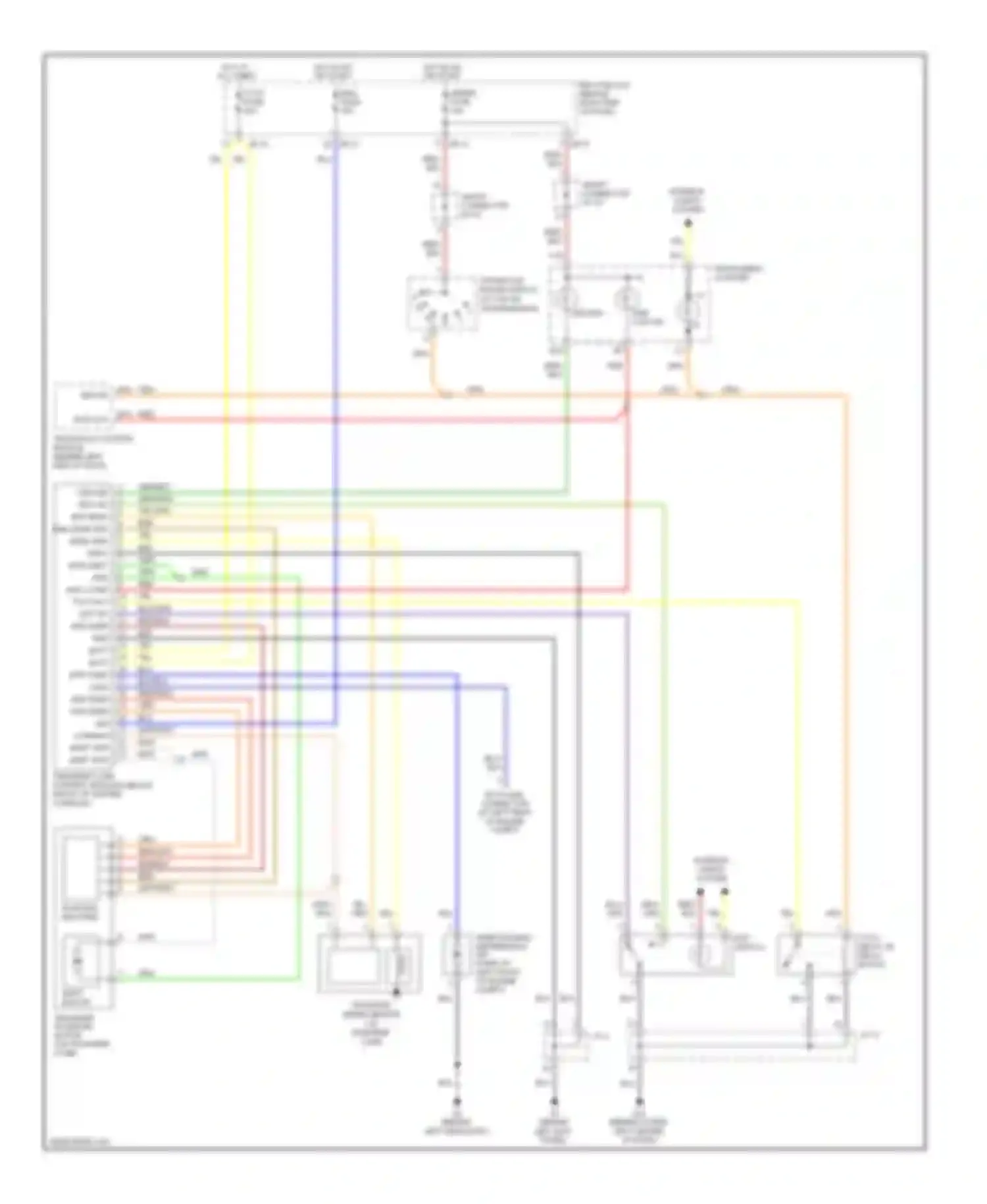 Wiring diagram tccs fuse for Kia Sorento I (2002-2006)