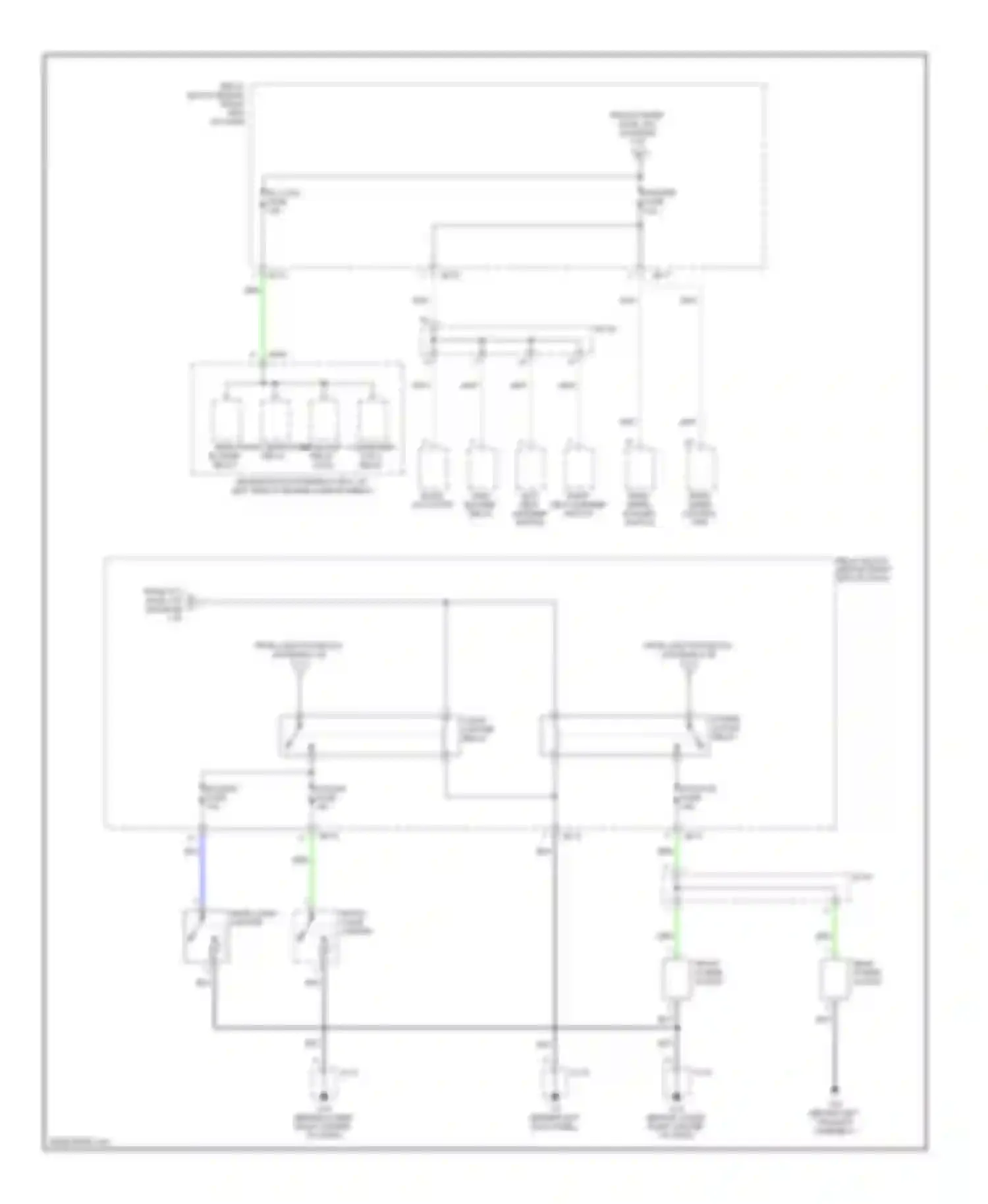 Wiring diagram rear power outlet for Kia Sorento I (2002-2006) (1 of 1)