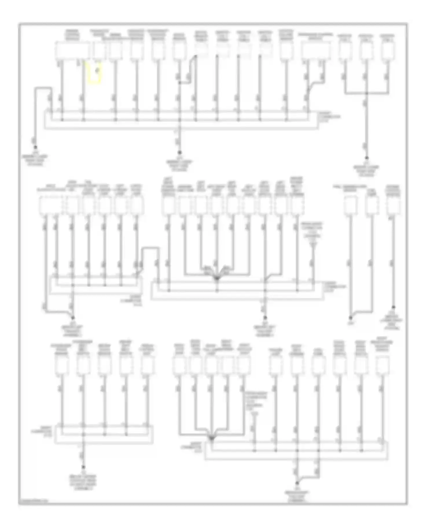 Wiring diagram right rear door switch for Kia Sorento I (2002-2006) (1 of 1)