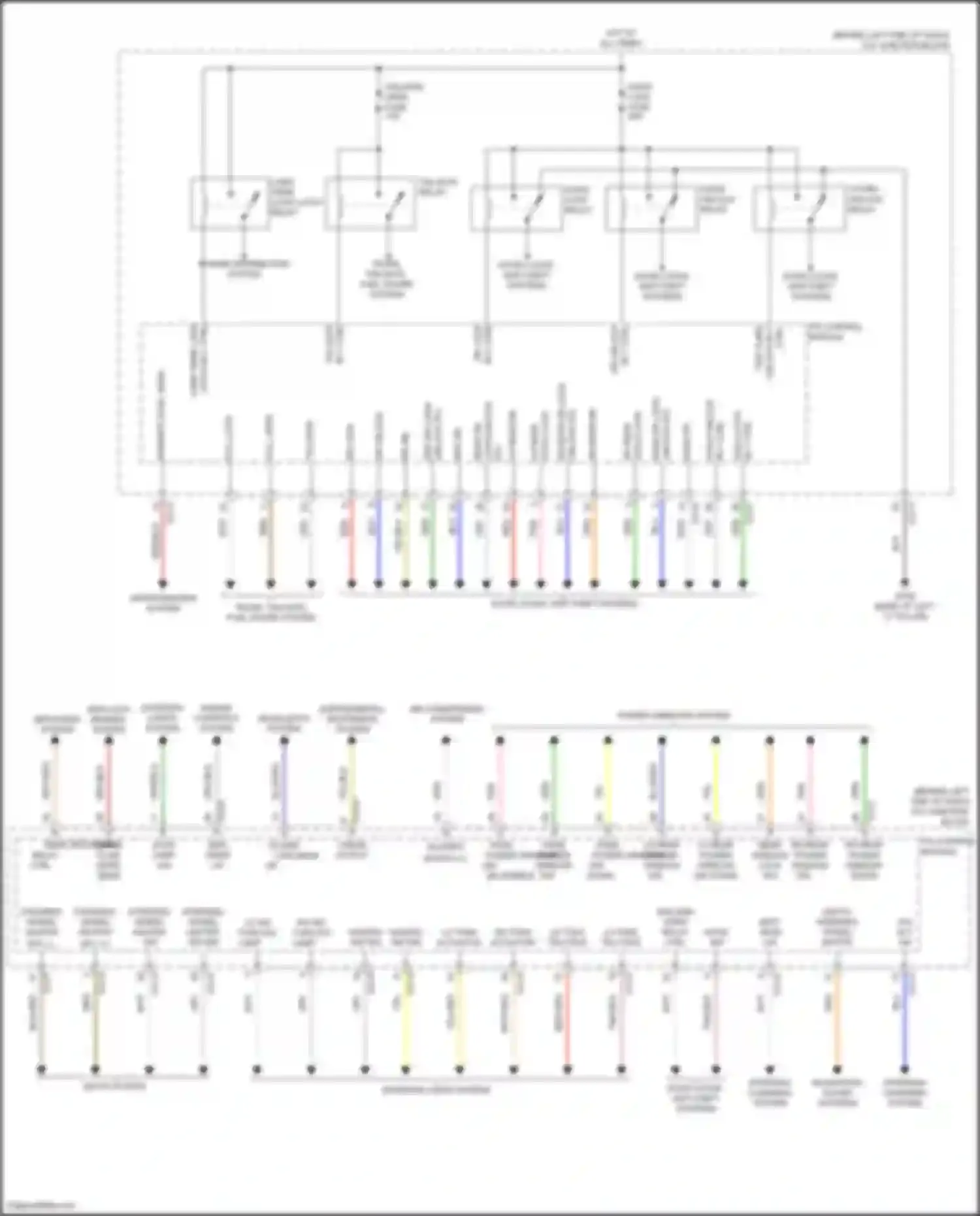 Sorento Kia IV facelift (2023-2024): Ips control module circuit, hybrid (1 of 2)