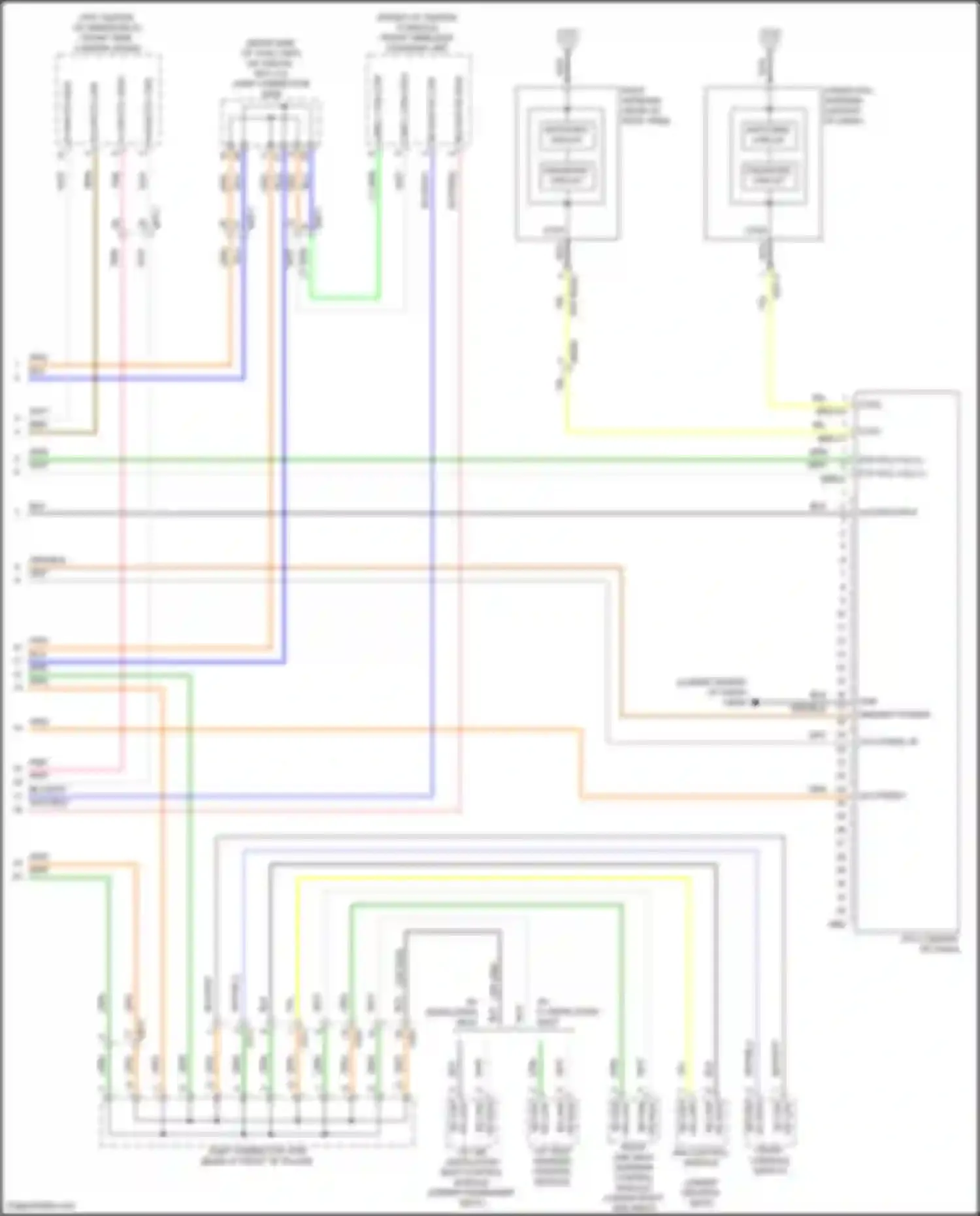 Sorento Kia IV facelift (2023-2024): Computer data lines circuit, except hybrid (7 of 7)
