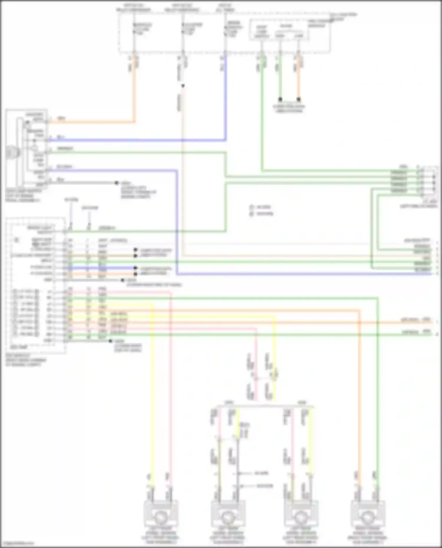 Sorento Kia IV facelift (2023-2024): Cruise control circuit, except hybrid (1 of 3)