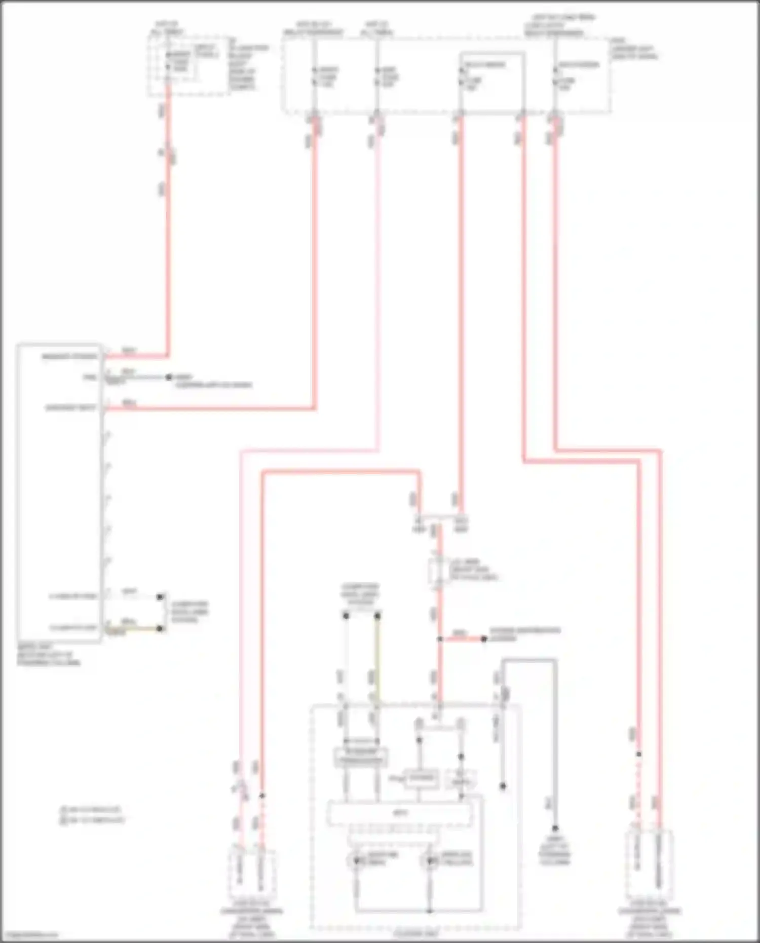 Sorento Kia IV facelift (2023-2024): Electronic power steering circuit, except hybrid