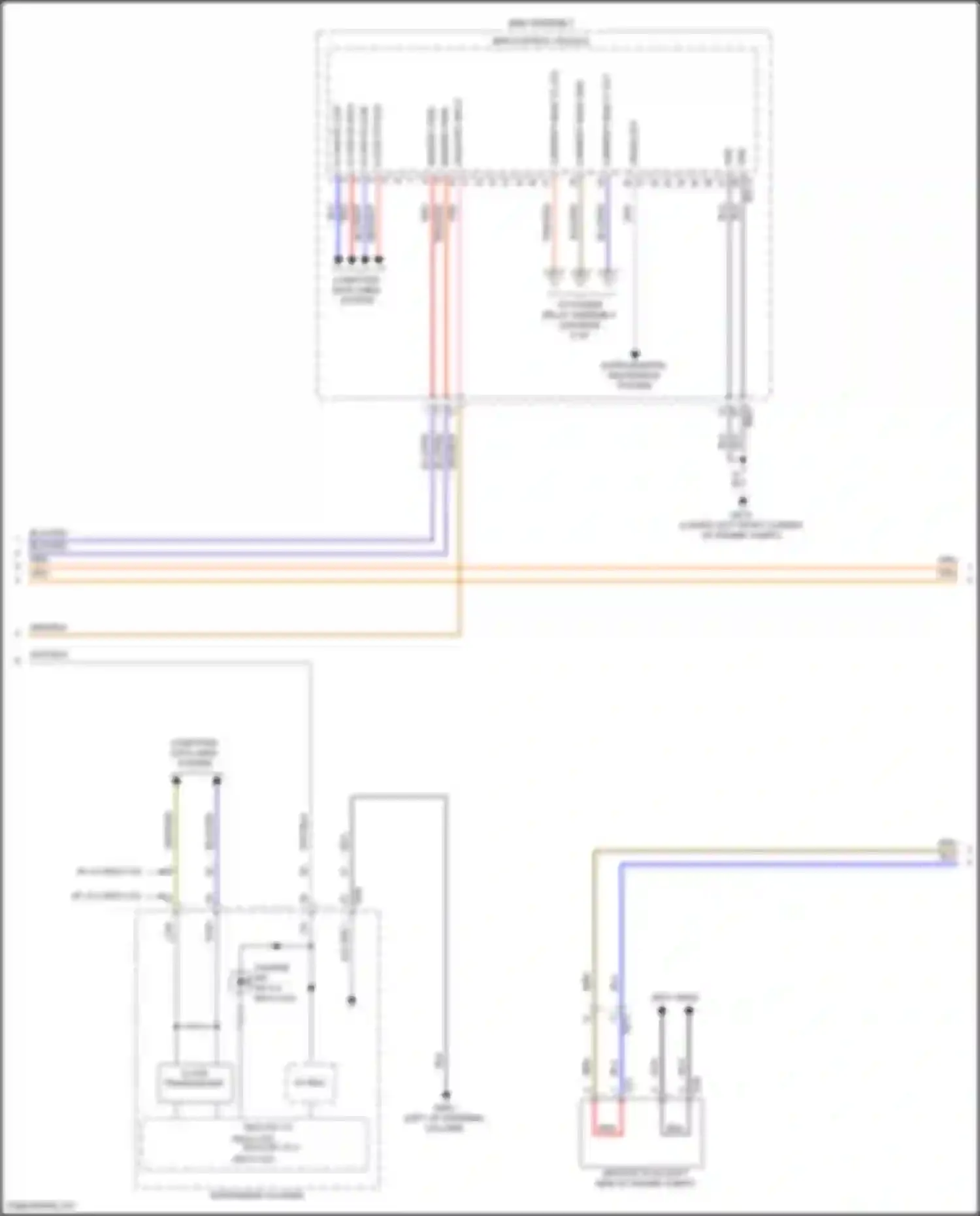 Sorento Kia IV facelift (2023-2024): Wiring diagram engine performance 1.6l turbo hybrid, hybrid control circuit (4 of 7)