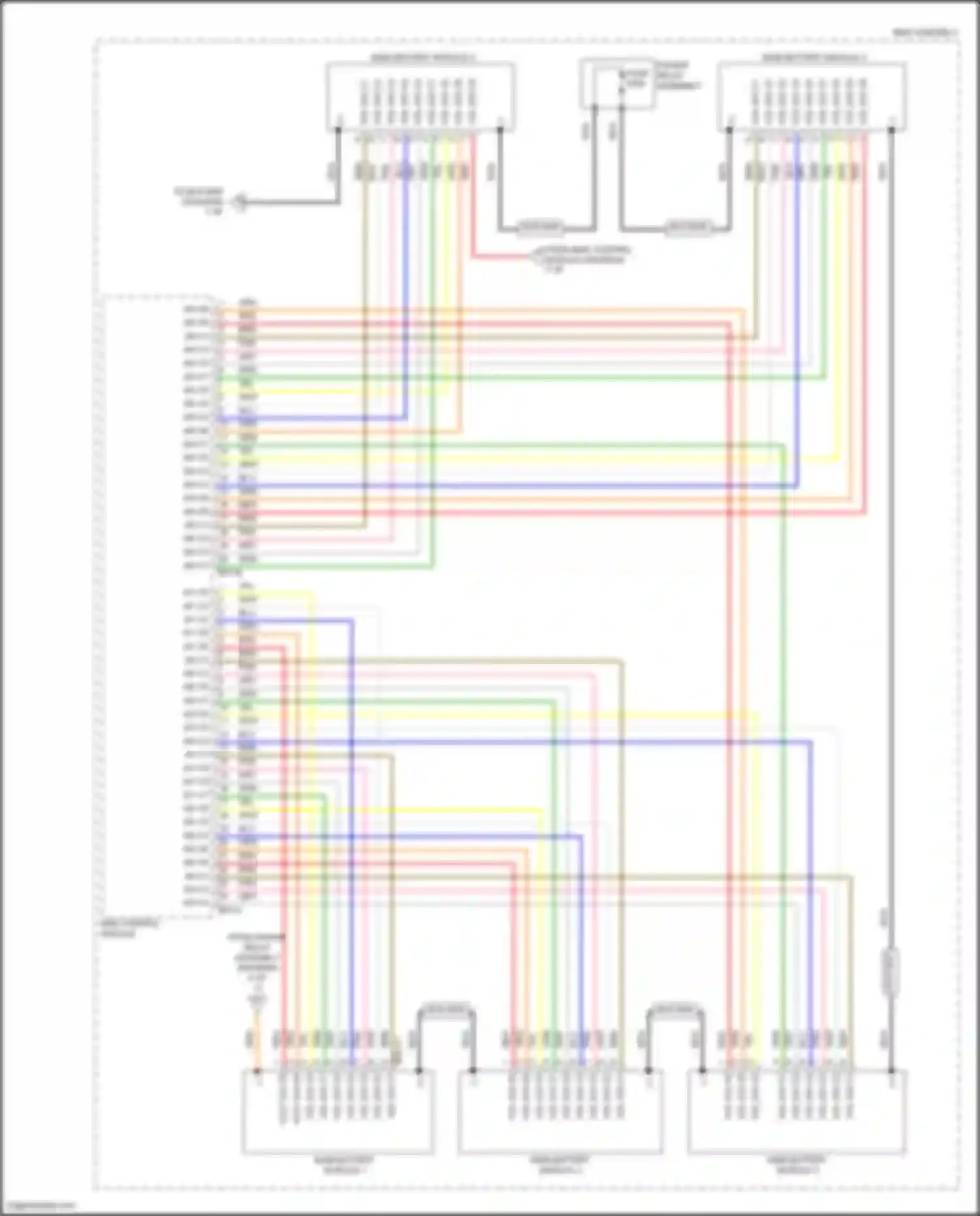 Sorento Kia IV facelift (2023-2024): Wiring diagram engine performance 1.6l turbo hybrid, hybrid control circuit (6 of 7)